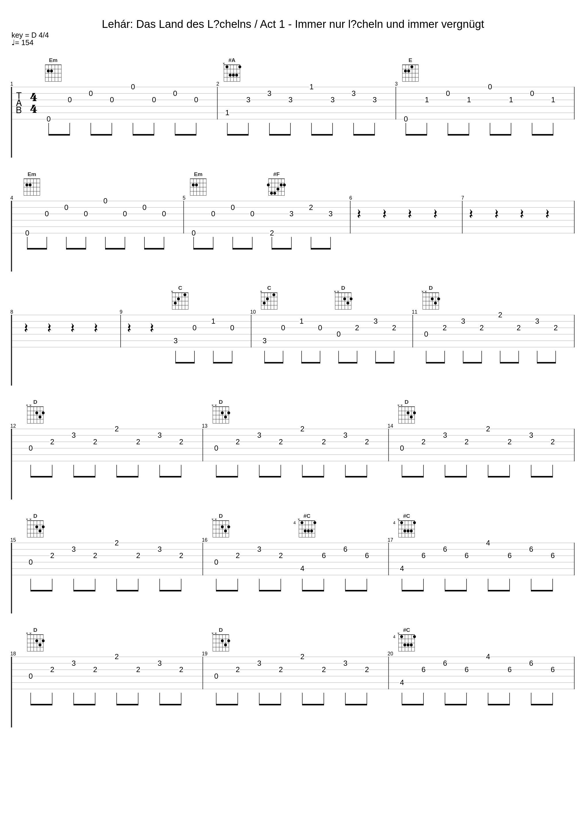 Lehár: Das Land des Lächelns / Act 1 - Immer nur lächeln und immer vergnügt_Radio Orchestra of Beromunster,Franz Lehár_1