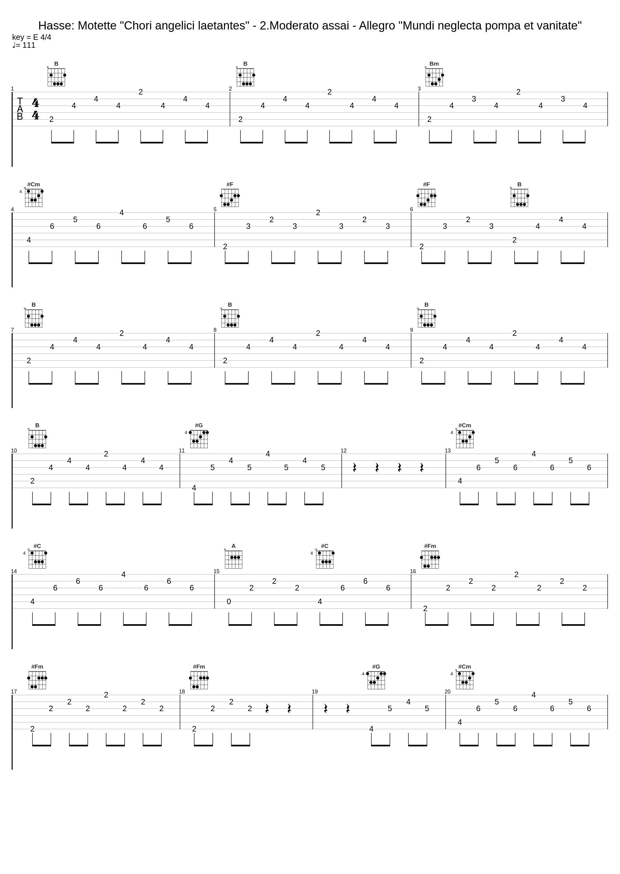 Hasse: Motette "Chori angelici laetantes" - 2.Moderato assai - Allegro "Mundi neglecta pompa et vanitate"_Bernarda Fink,Musica Antiqua Köln,Reinhard Goebel_1