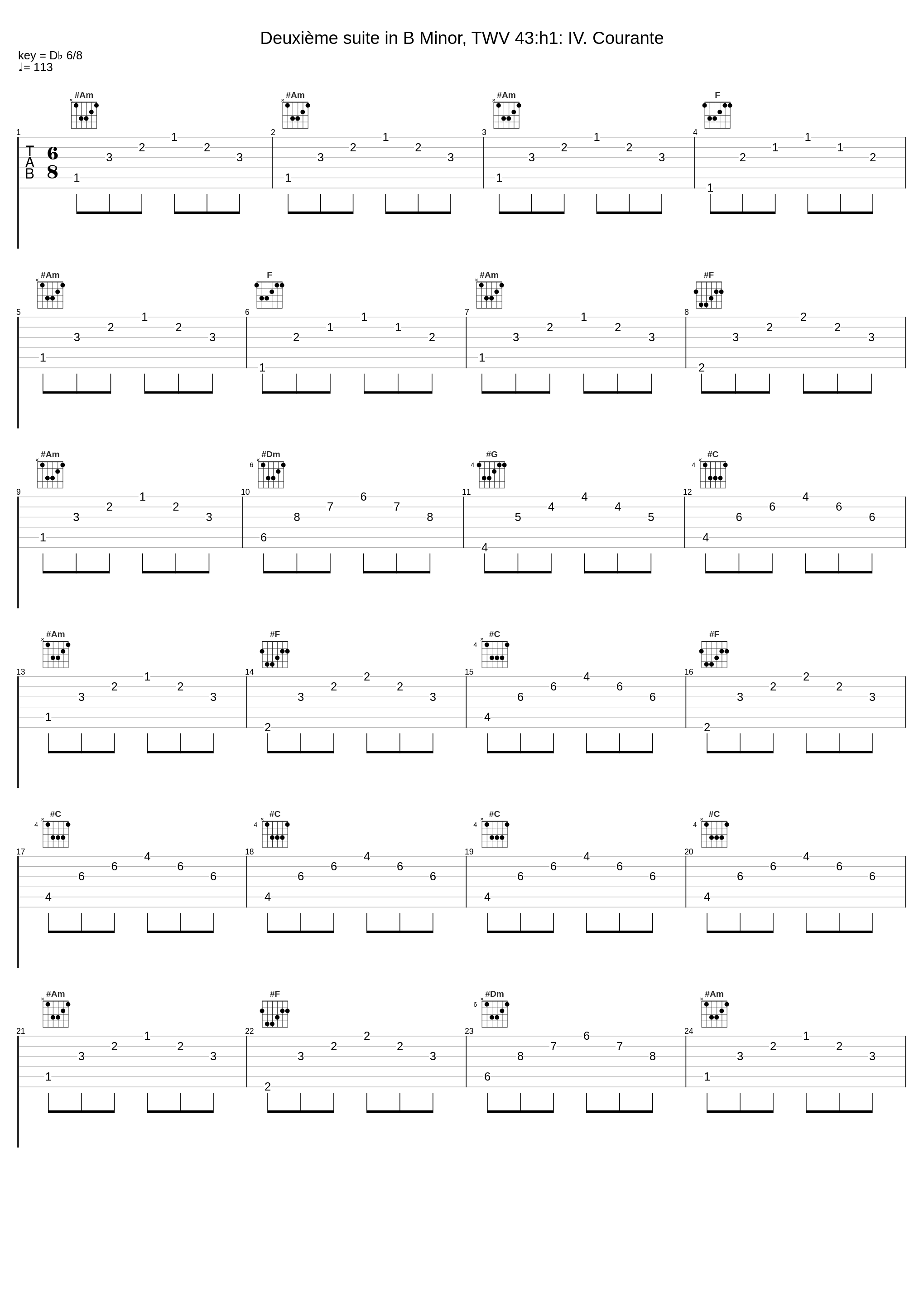 Deuxième suite in B Minor, TWV 43:h1: IV. Courante_Ricercar Consort,Georg Philipp Telemann_1