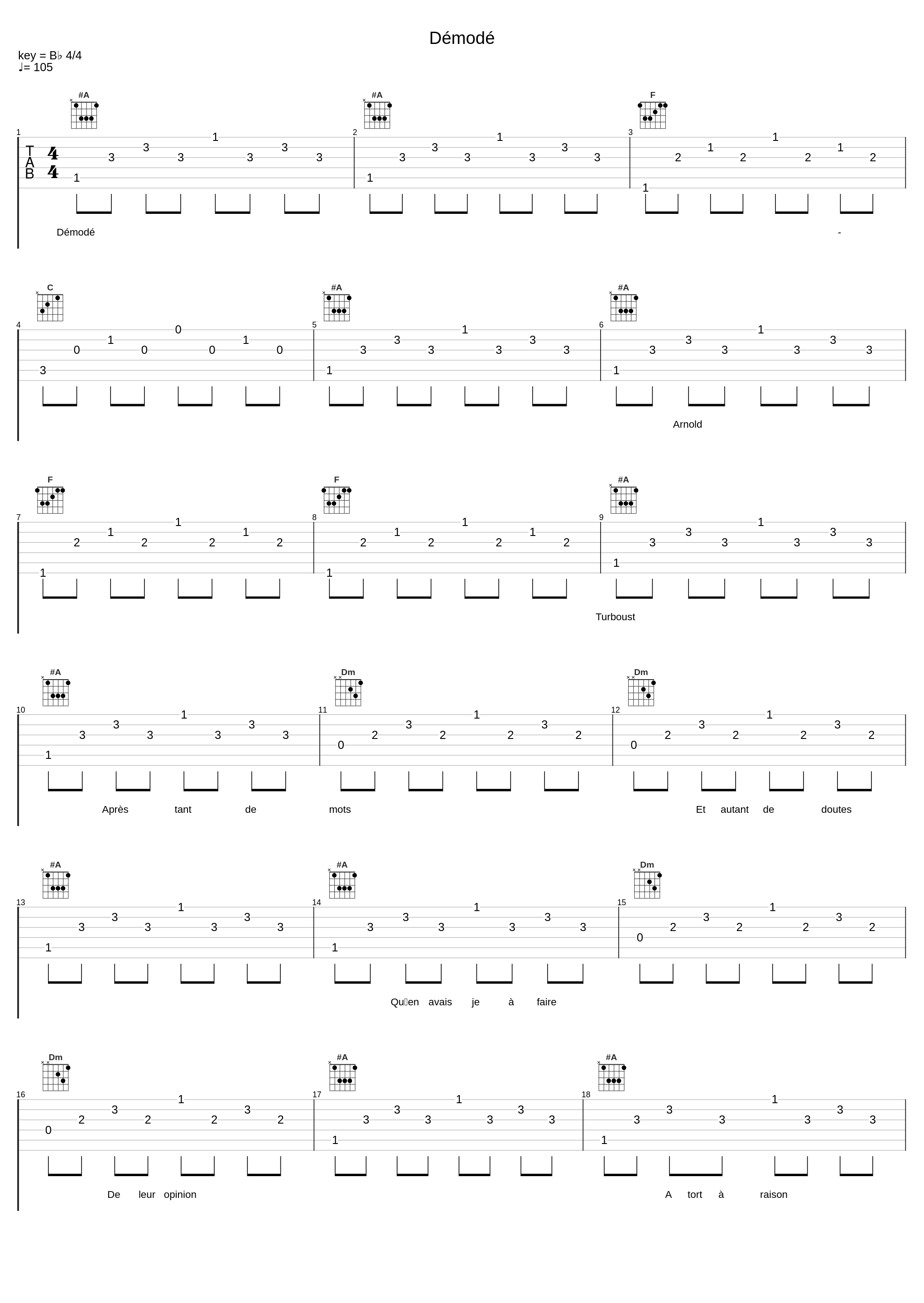 Démodé_Arnold Turboust_1