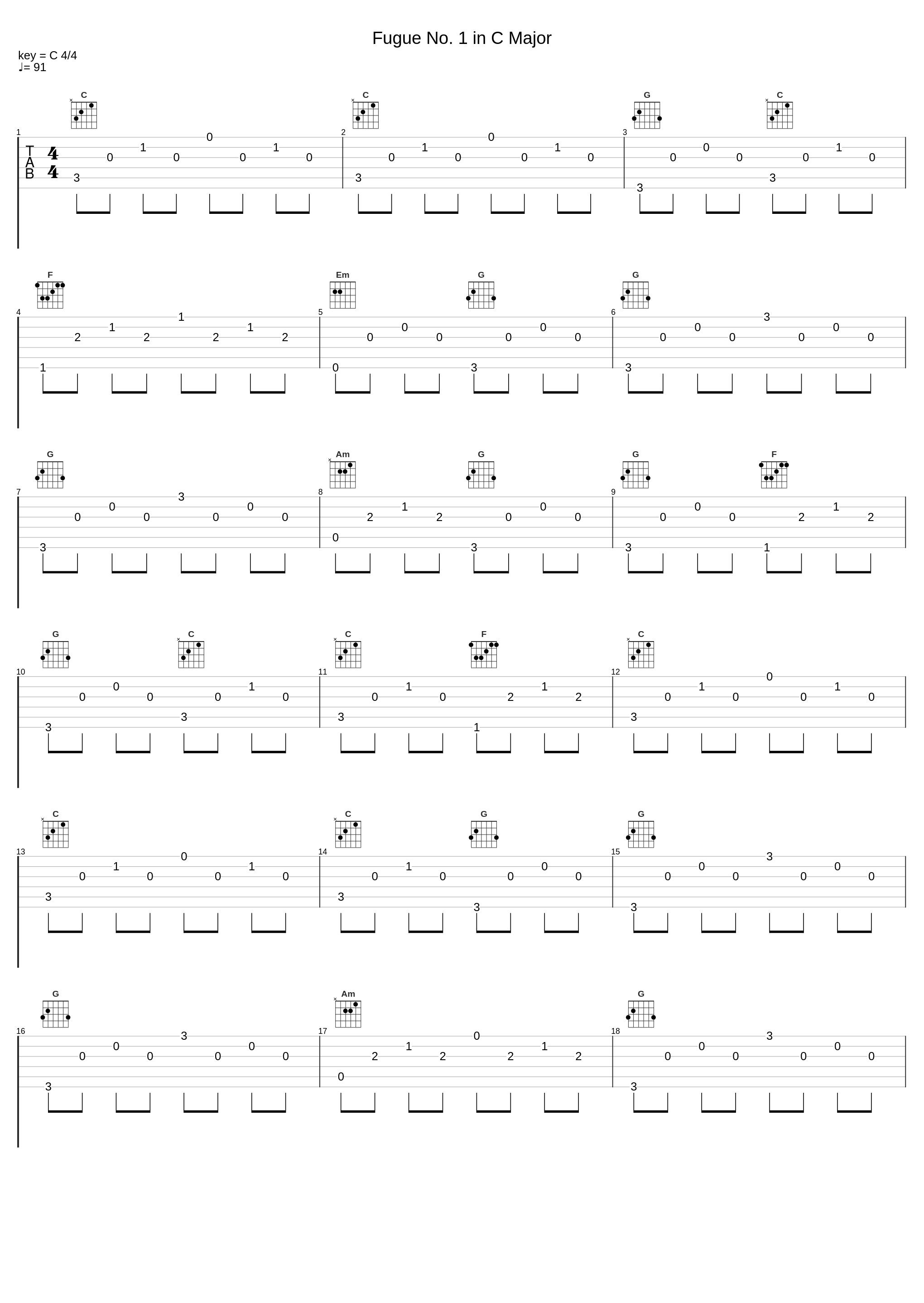 Fugue No. 1 in C Major_Igor Levit,Dmitri Shostakovich_1