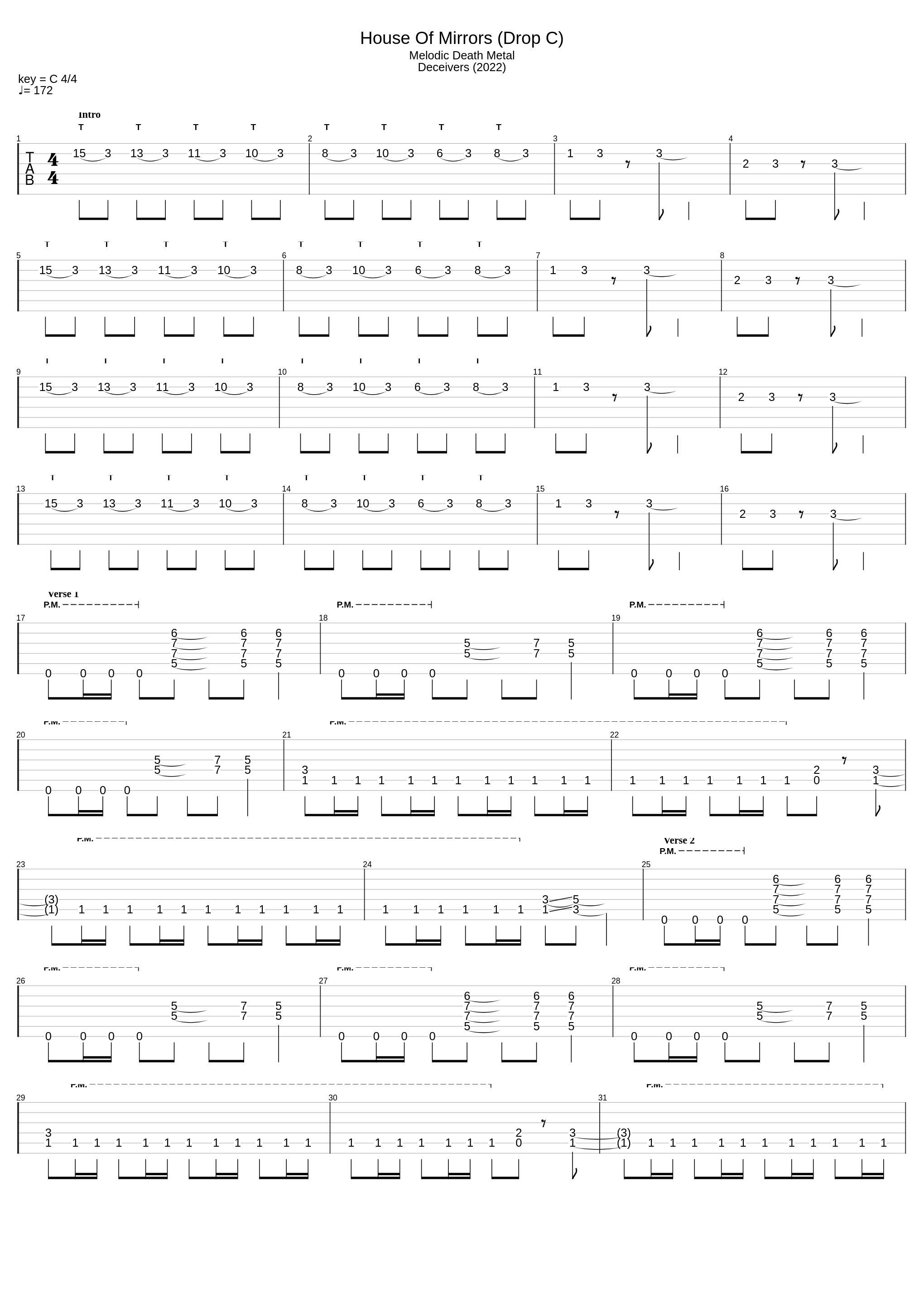 House Of Mirrors (Drop C)_Arch Enemy_1