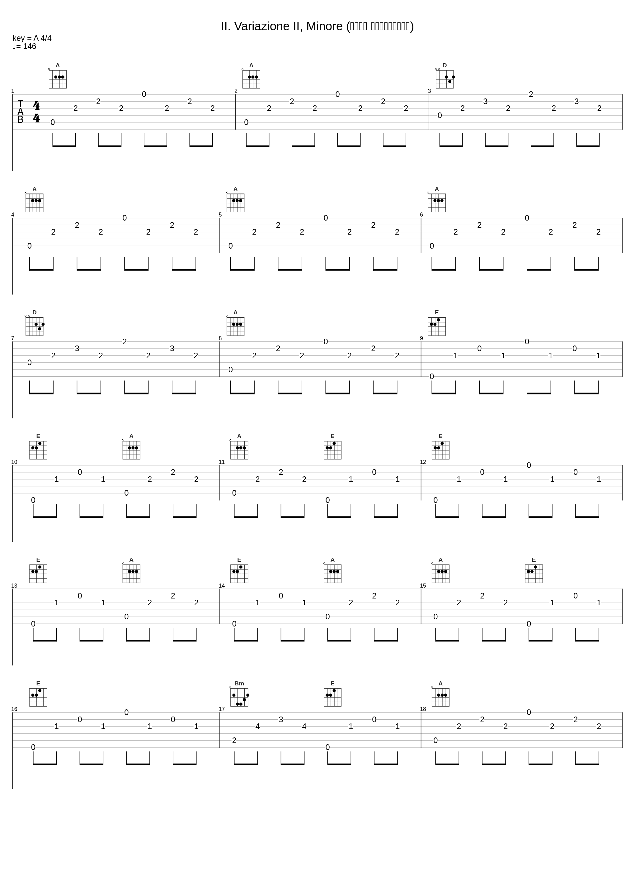 II. Variazione II, Minore (第二乐章 第二变奏曲，小调的)_Luigi Alberto Bianchi,Maurizio Preda_1