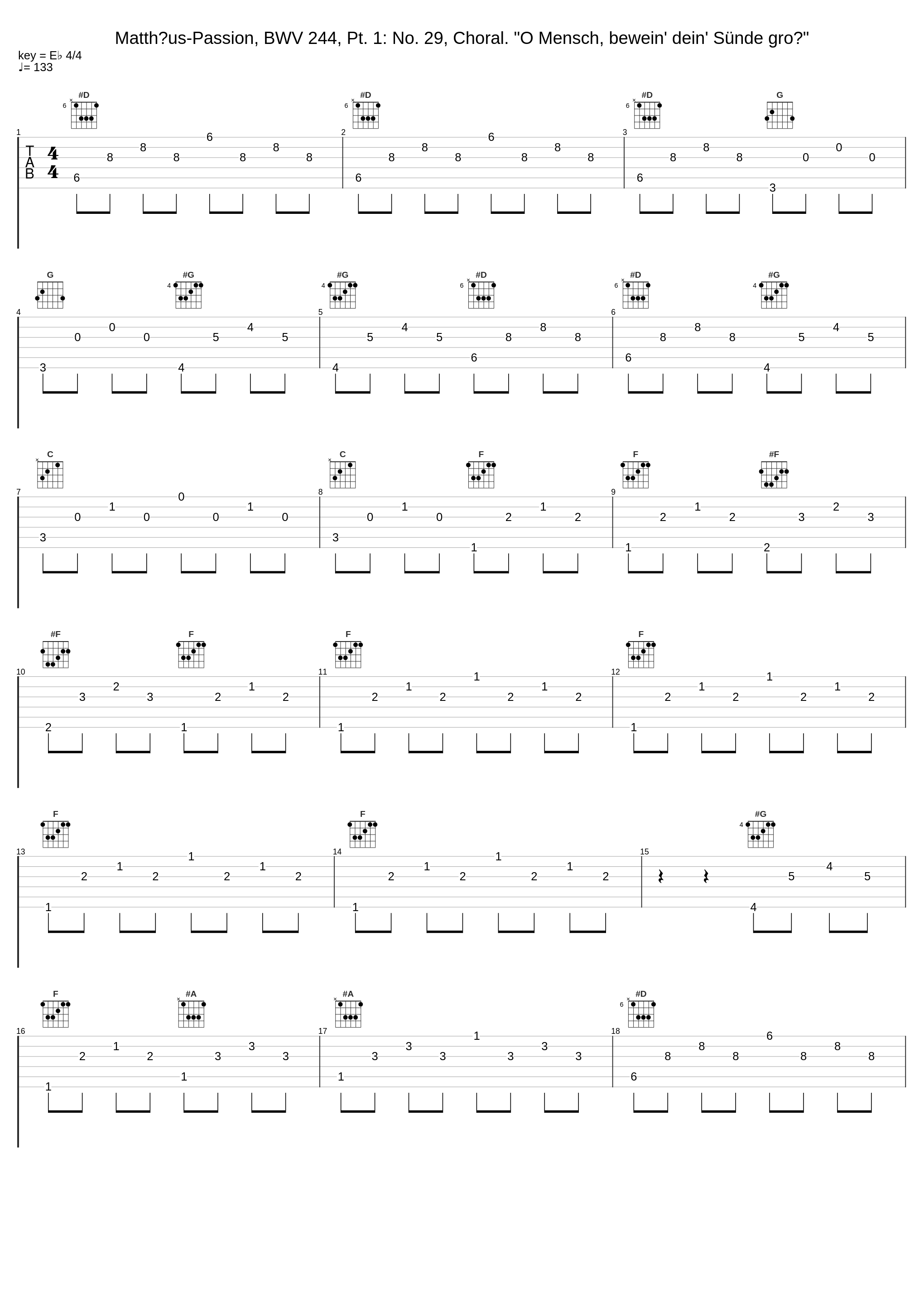 Matthäus-Passion, BWV 244, Pt. 1: No. 29, Choral. "O Mensch, bewein' dein' Sünde groß"_Nikolaus Harnoncourt,Arnold Schönberg Choir,Wiener Sängerknaben_1