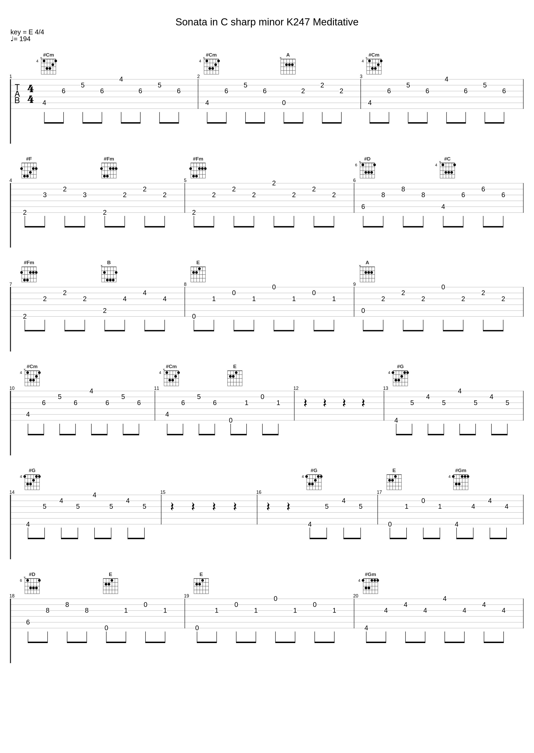 Sonata in C sharp minor K247 Meditative_Wanda Landowska_1