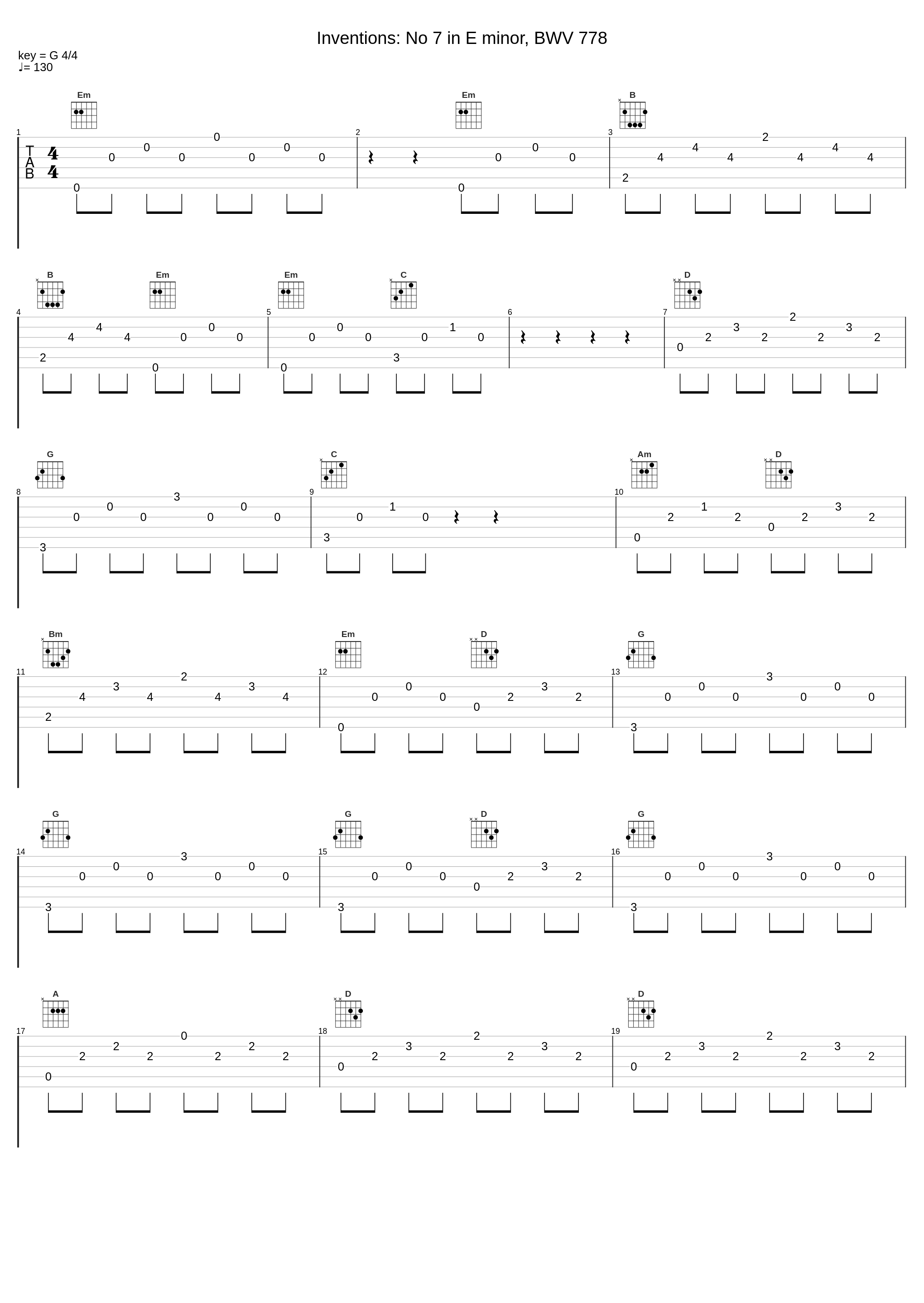 Inventions: No 7 in E minor, BWV 778_Tatiana Nikolaeva,Johann Sebastian Bach_1