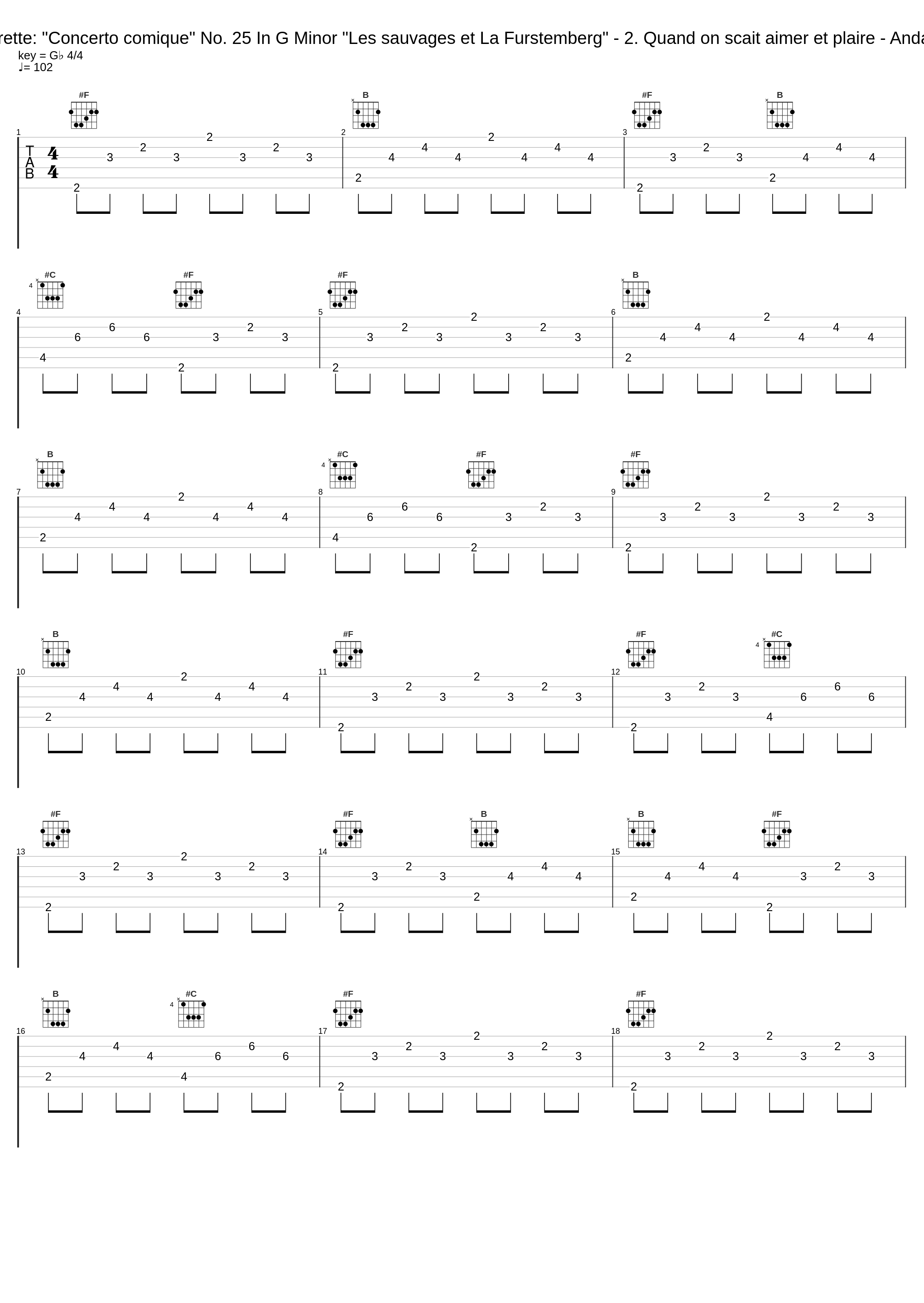 Corrette: "Concerto comique" No. 25 In G Minor "Les sauvages et La Furstemberg" - 2. Quand on scait aimer et plaire - Andante_Musica Antiqua Köln,Henk Bouman,Reinhard Goebel_1