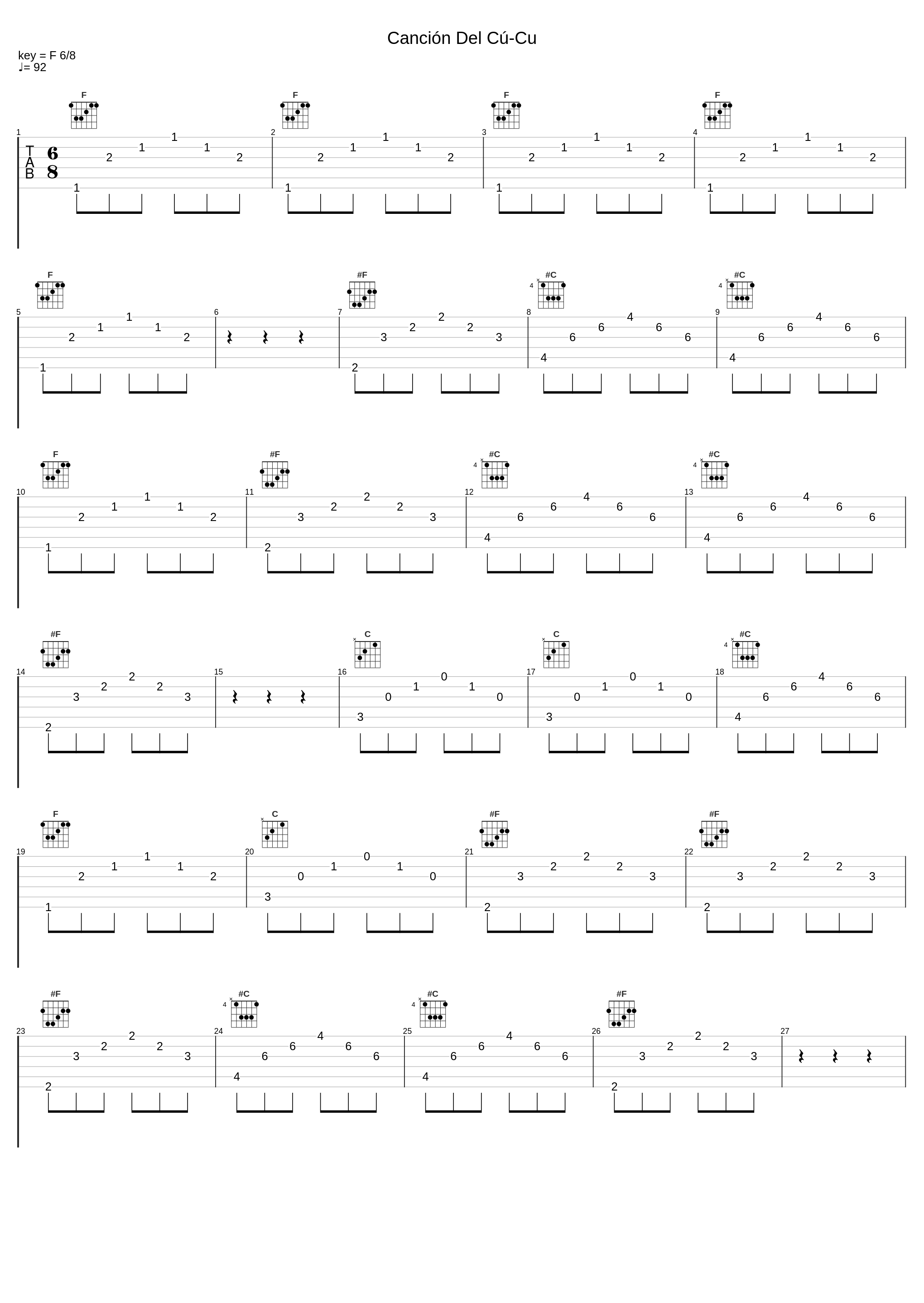 Canción Del Cú-Cu_Ginamaría Hidalgo_1