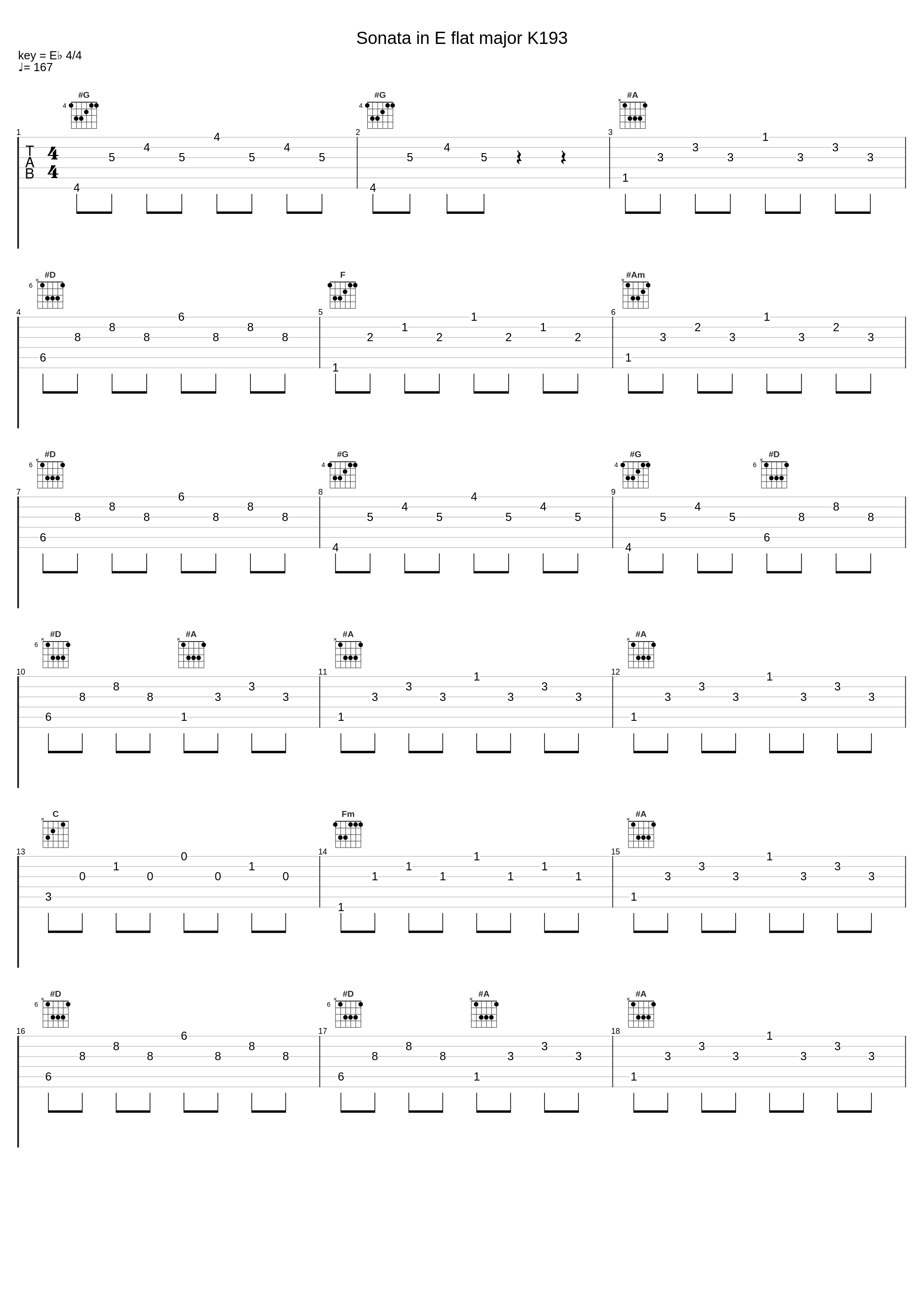 Sonata in E flat major K193_Wanda Landowska_1