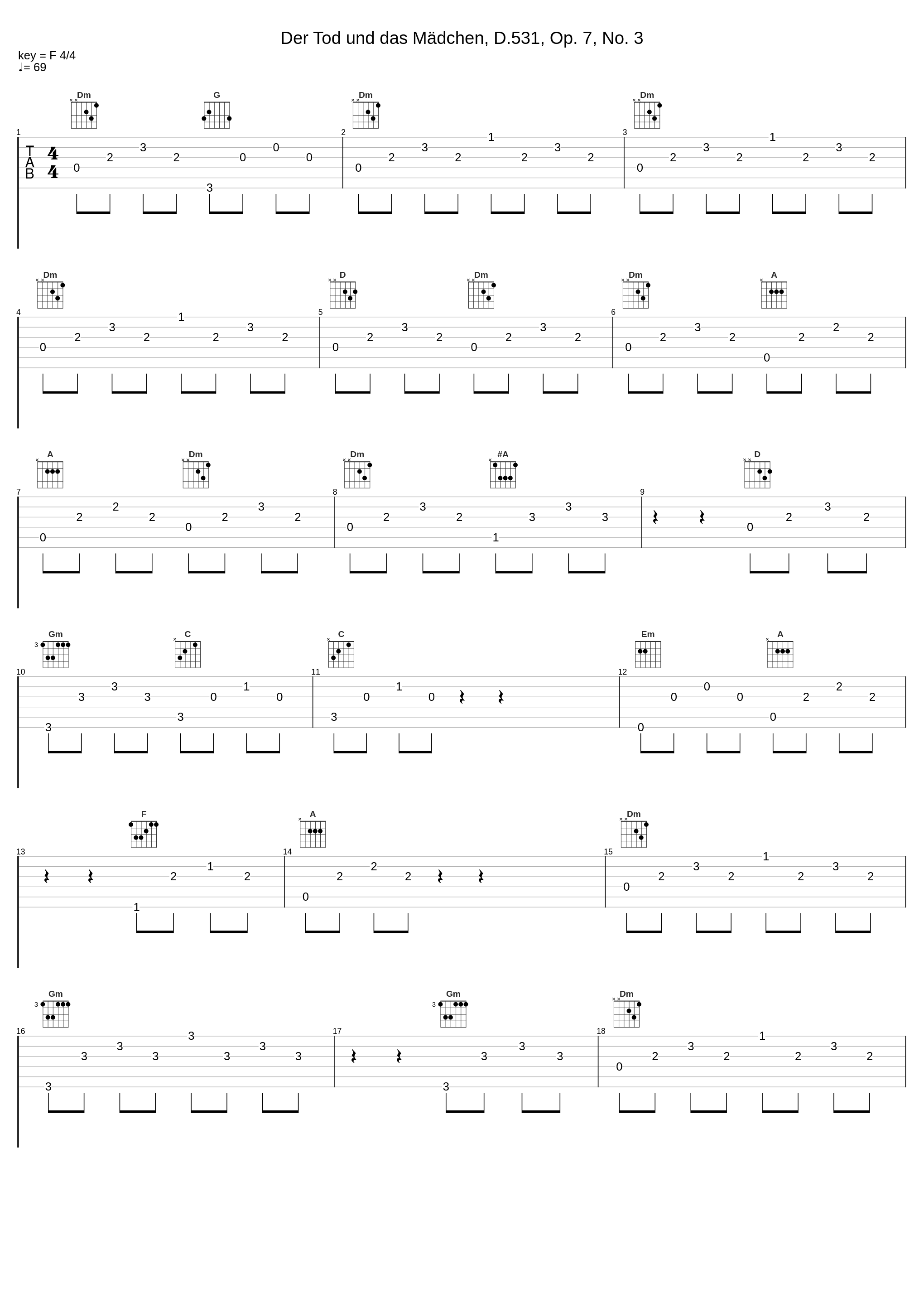 Der Tod und das Mädchen, D.531, Op. 7, No. 3_Gunther Hasselmann_1