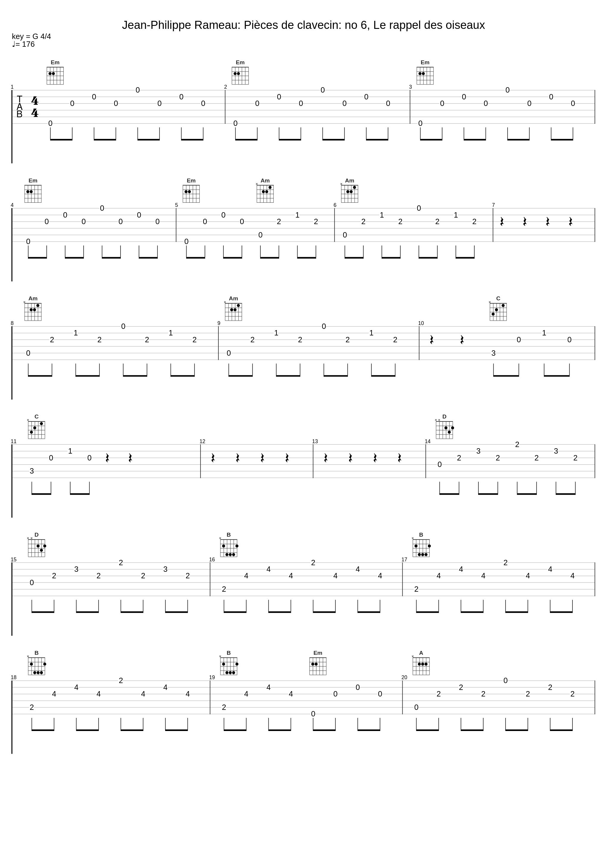 Jean-Philippe Rameau: Pièces de clavecin: no 6, Le rappel des oiseaux_Anton Heiller_1