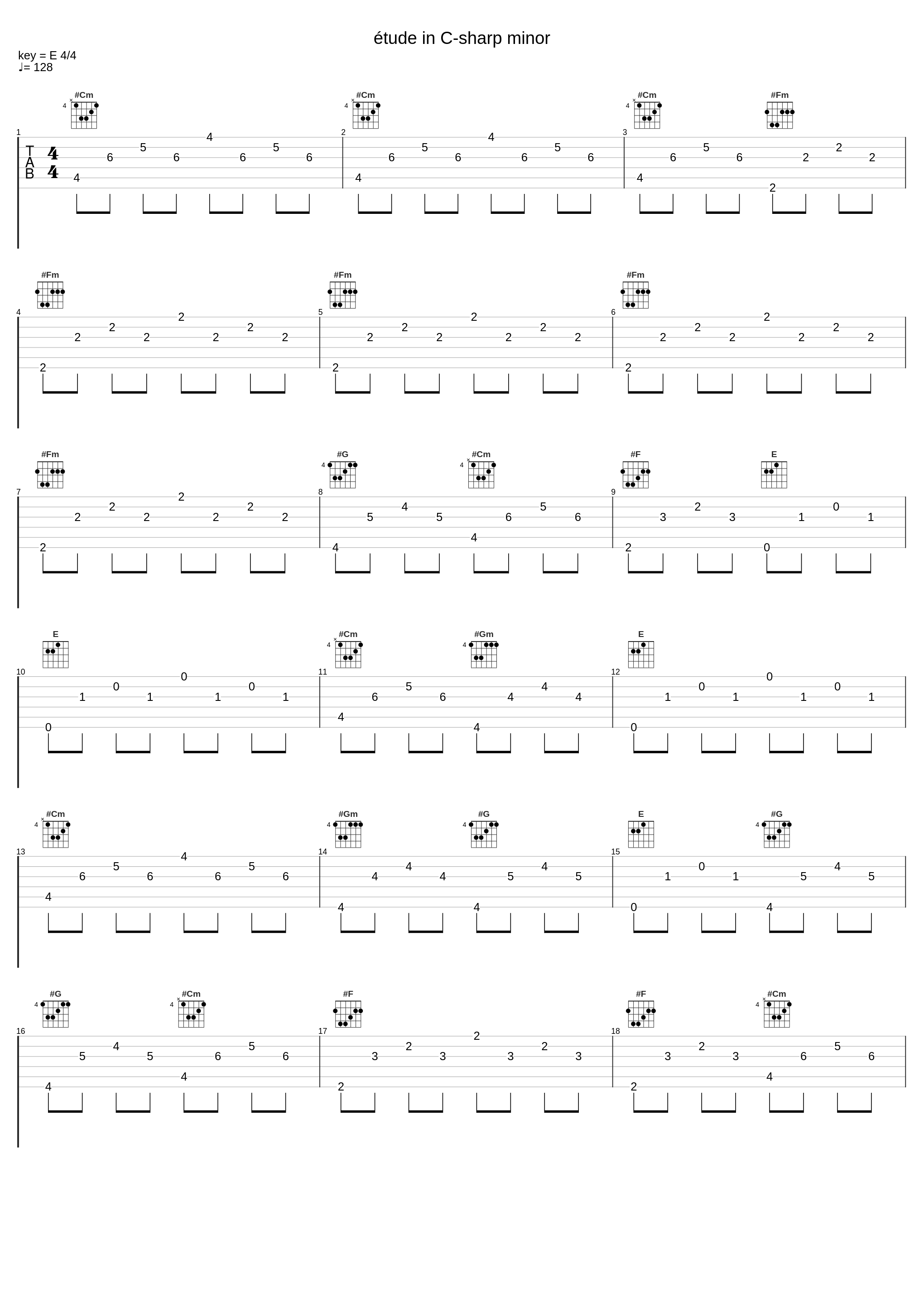 étude in C-sharp minor_Vladimir Horowitz_1