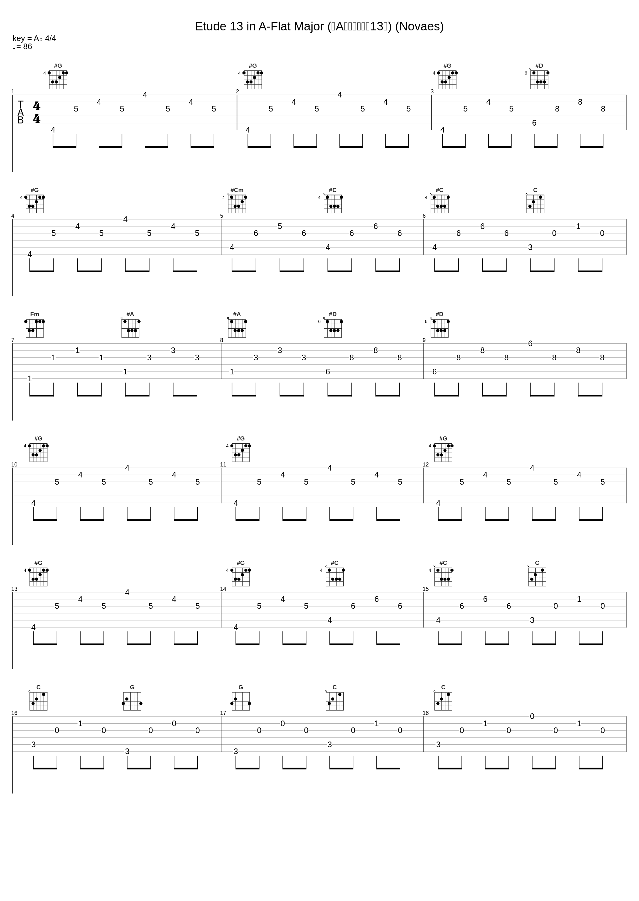 Etude 13 in A-Flat Major (降A大调练习曲第13首) (Novaes)_Guiomar Novaes_1