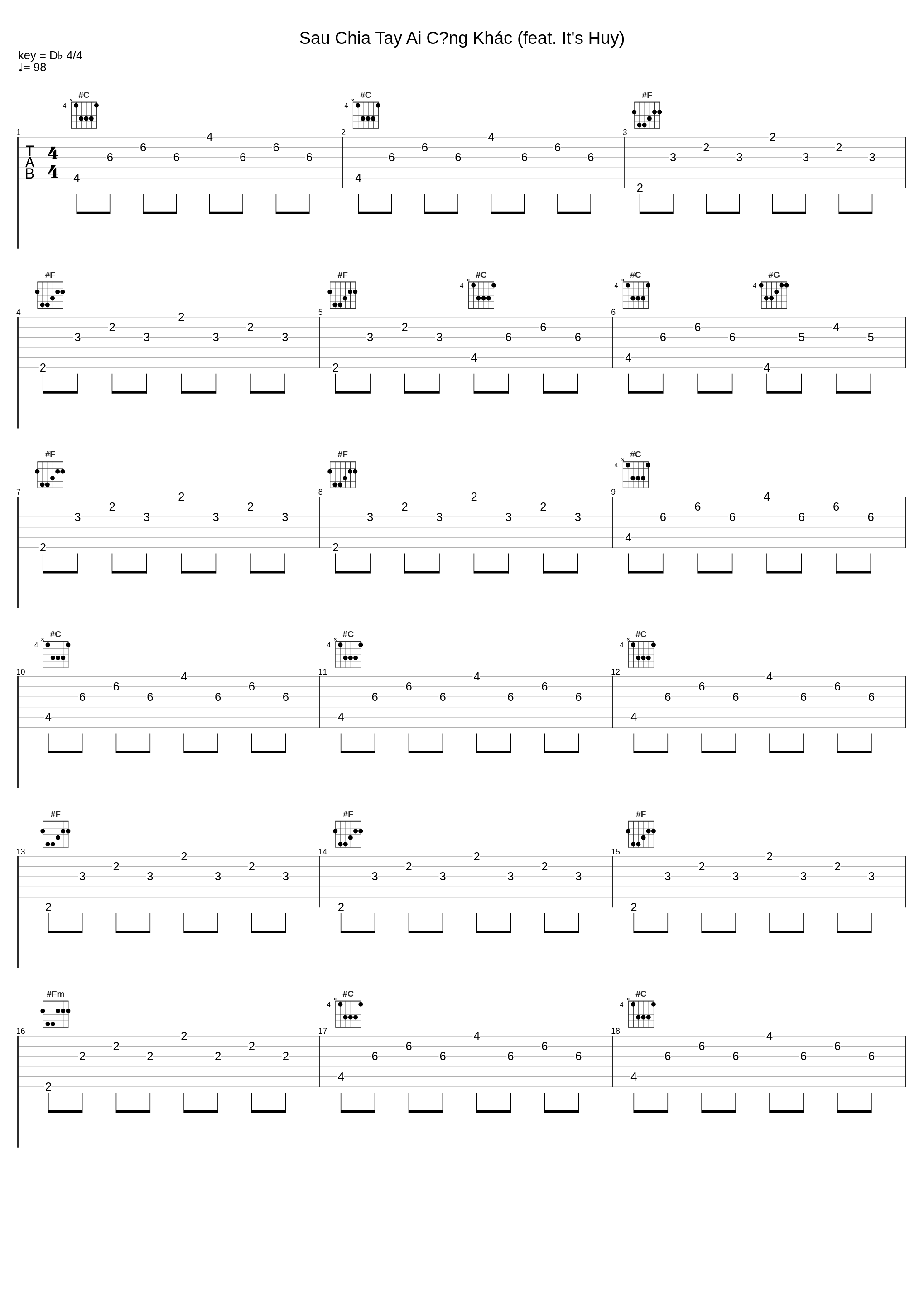 Sau Chia Tay Ai Cũng Khác (feat. It's Huy)_T.R.I,It's Huy_1