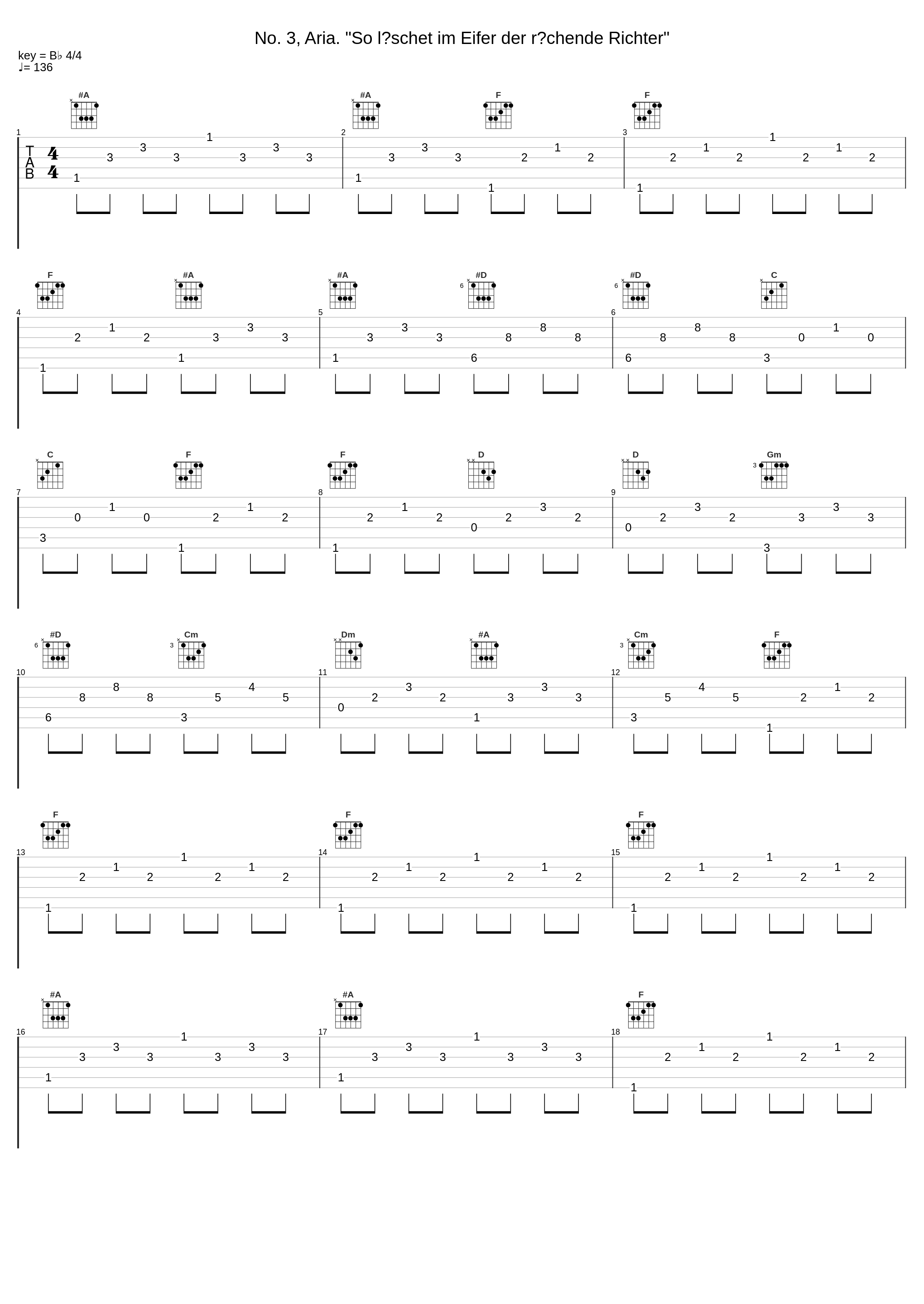 No. 3, Aria. "So löschet im Eifer der rächende Richter"_Maurice André_1