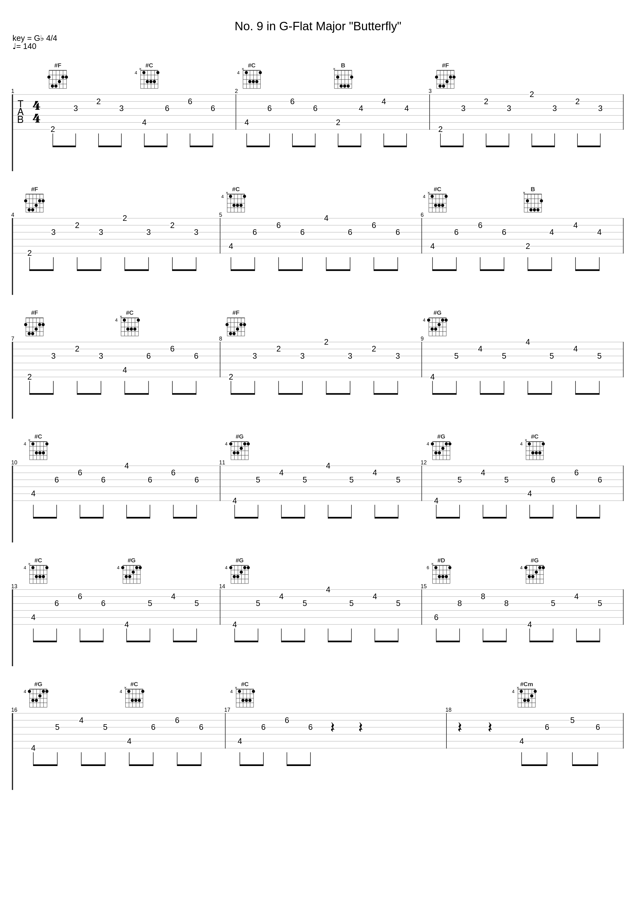 No. 9 in G-Flat Major "Butterfly"_Diana Jaworska_1