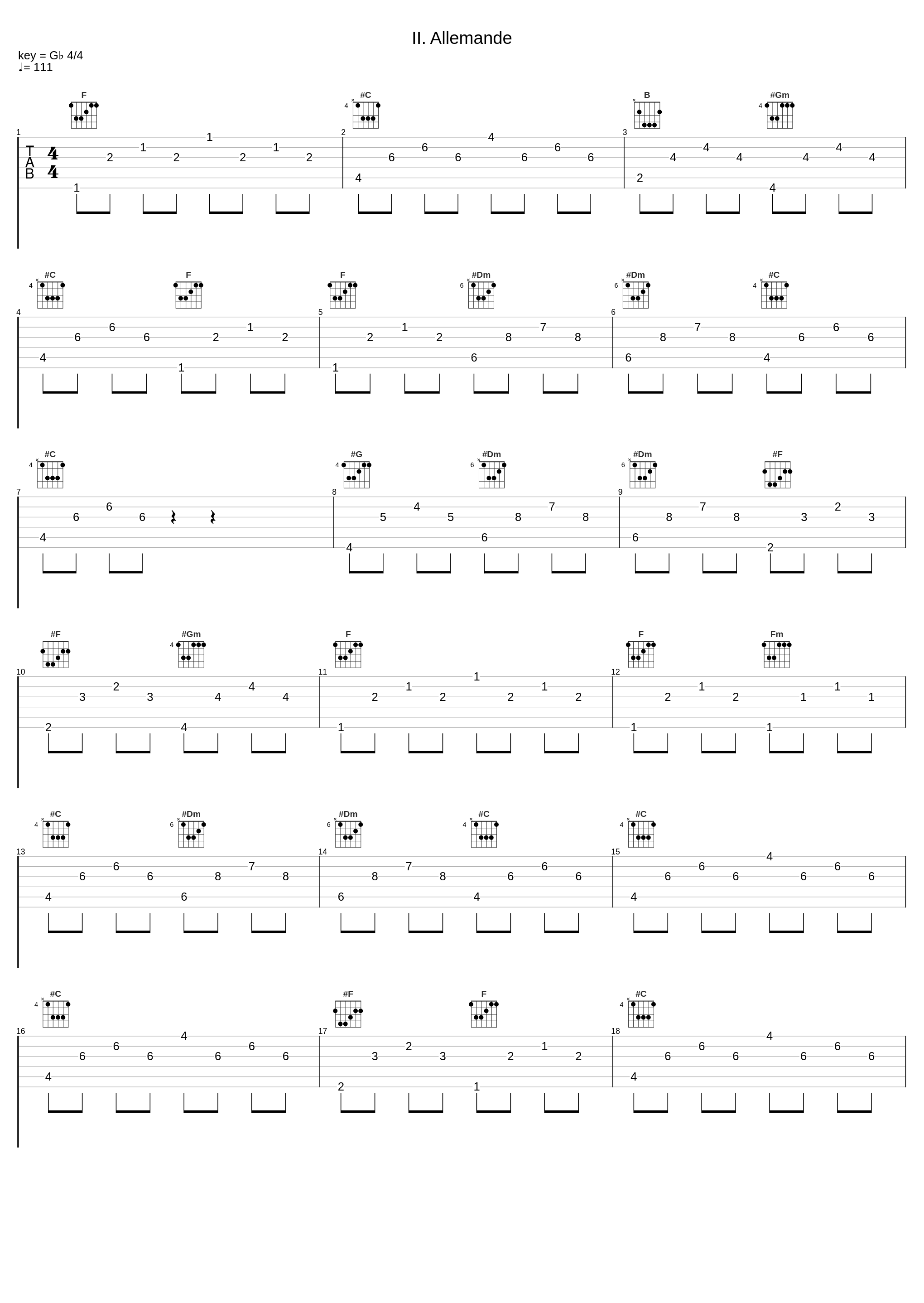 II. Allemande_Paul Beier_1