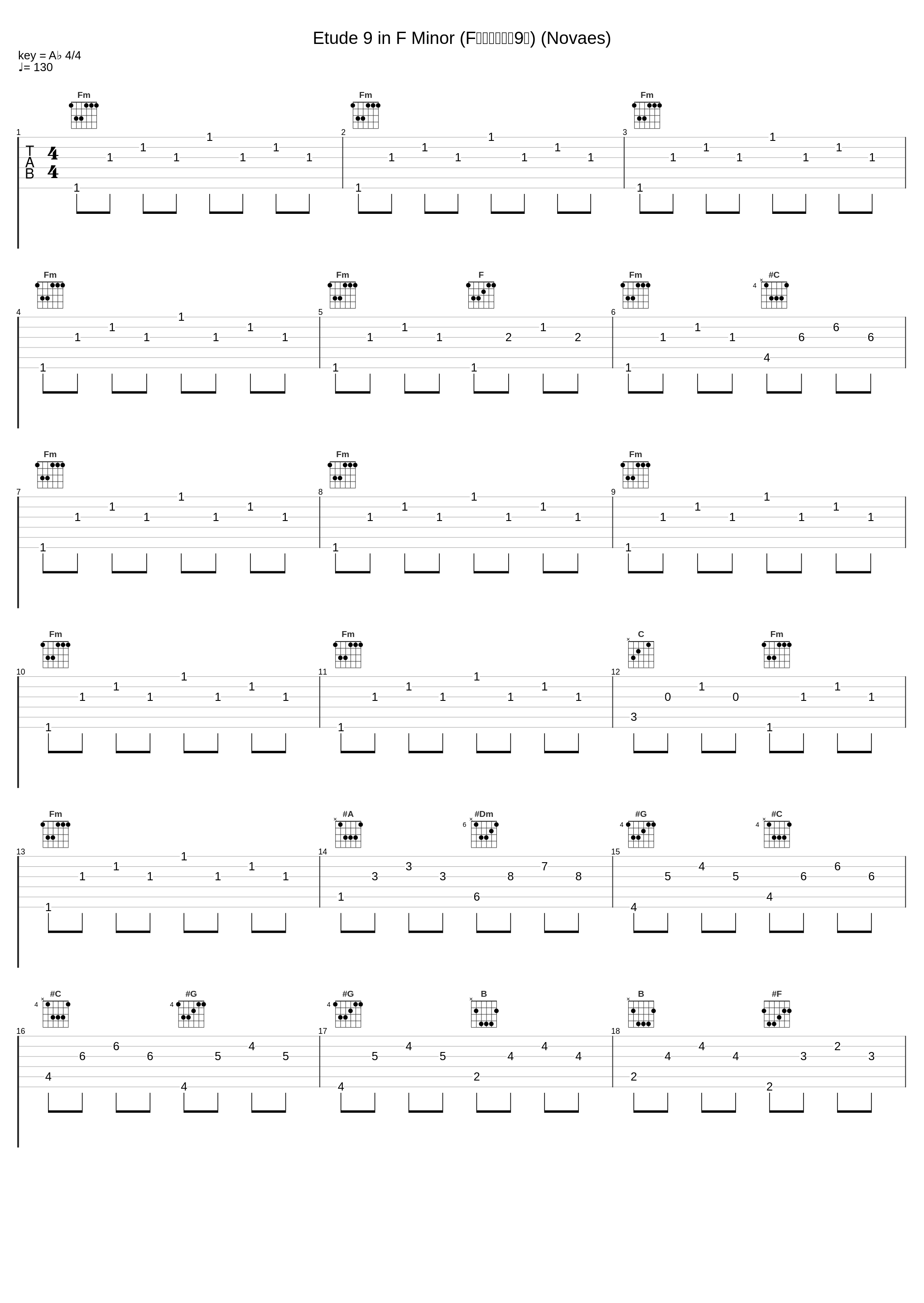 Etude 9 in F Minor (F小调练习曲第9首) (Novaes)_Guiomar Novaes_1