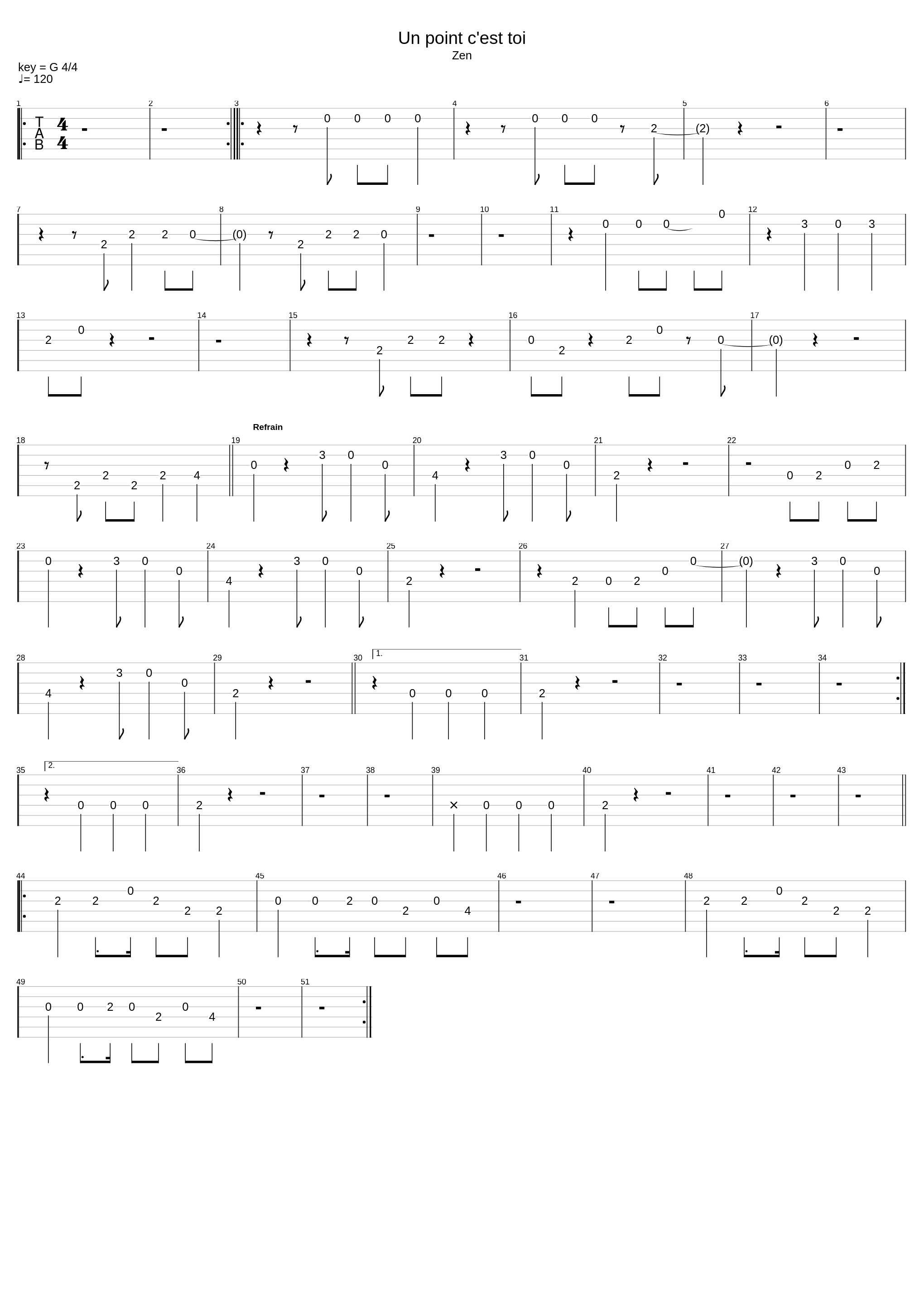 Un Point C'est Toi_Zazie_1