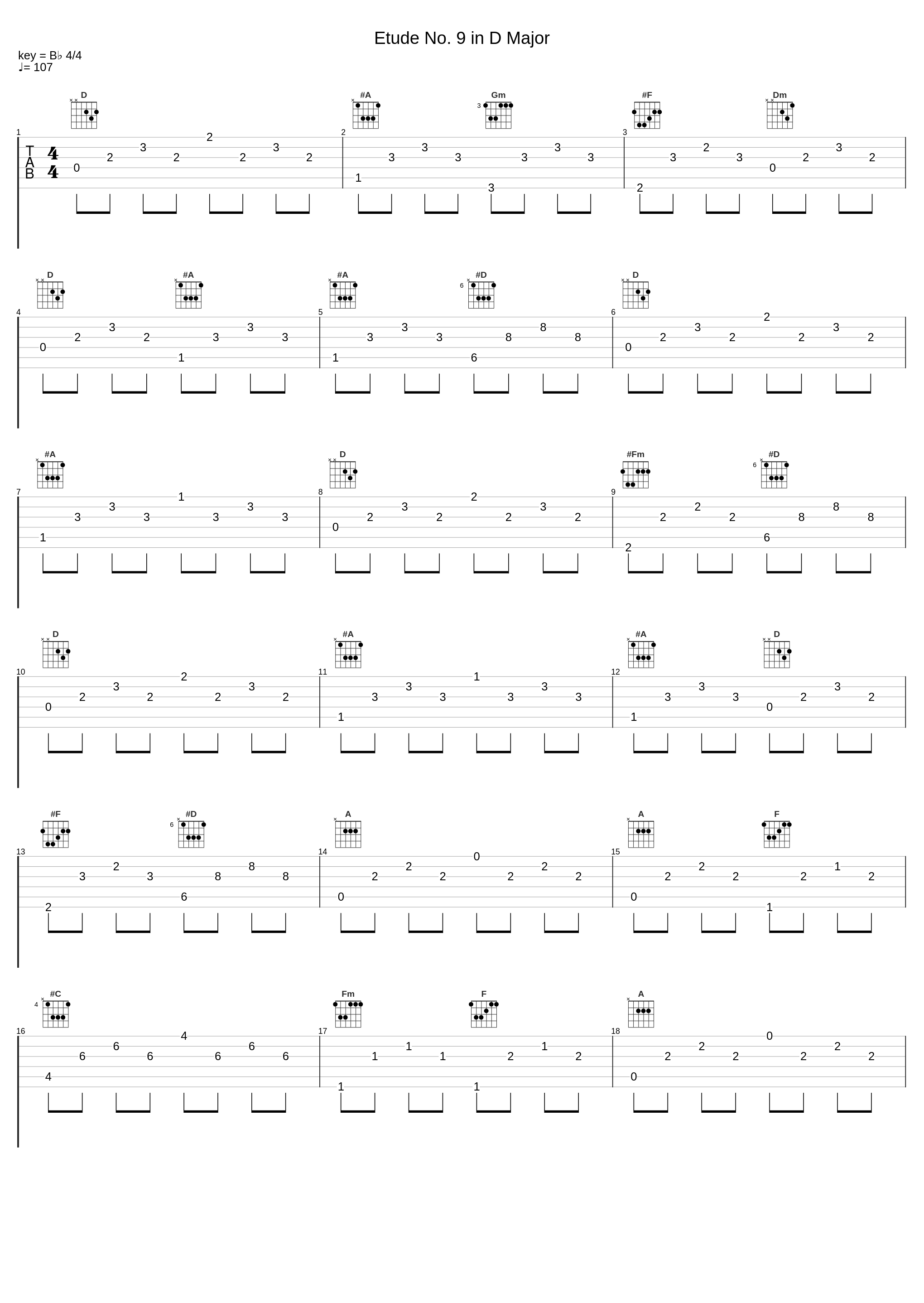 Etude No. 9 in D Major_Ian Hobson_1