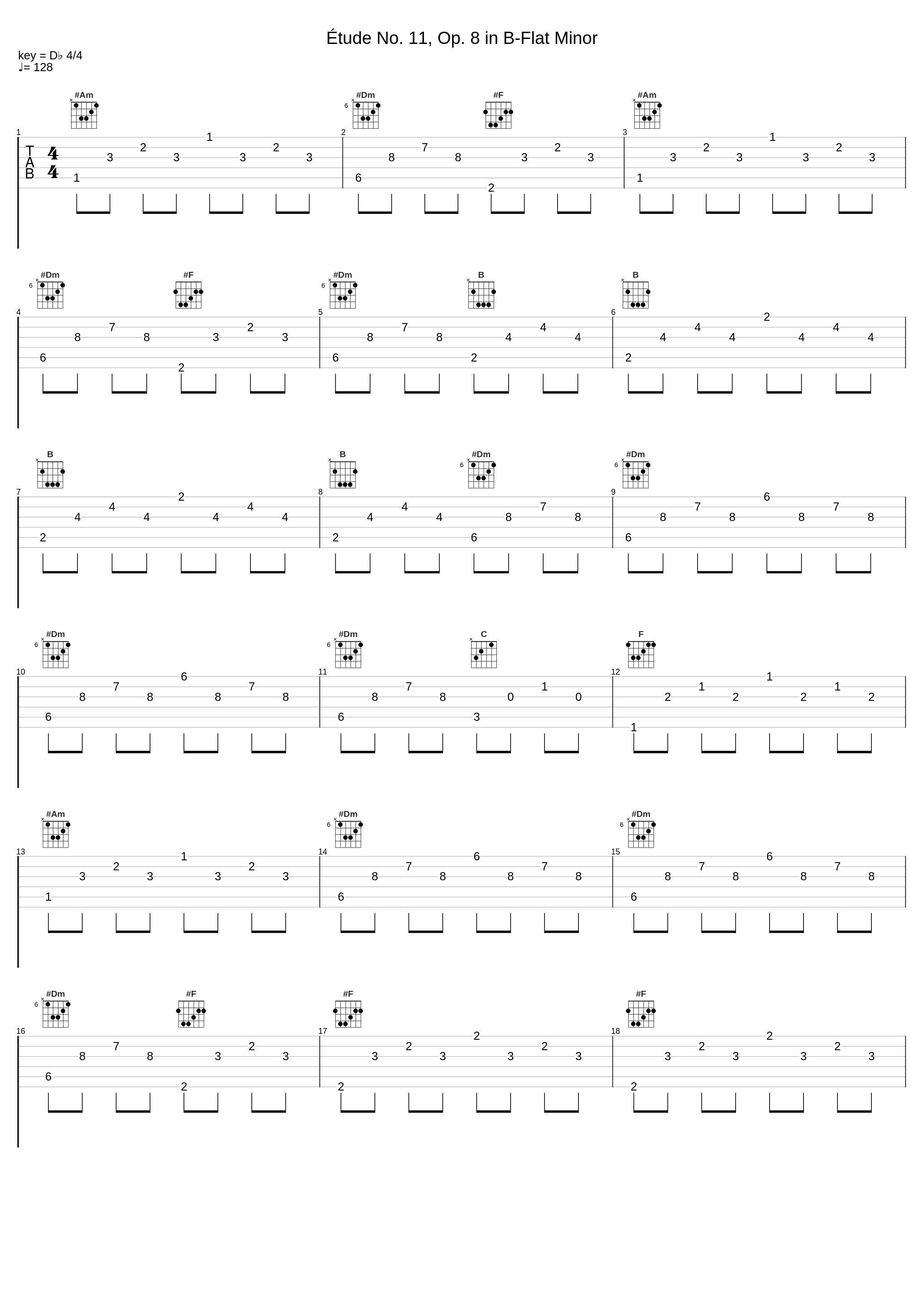 Étude No. 11, Op. 8 in B-Flat Minor_Gustaf Oloveson_1