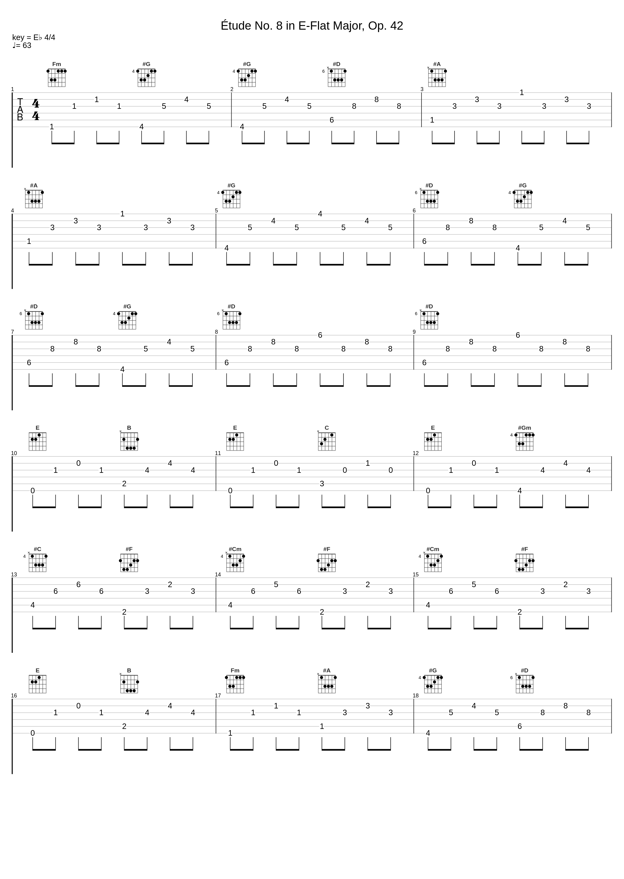 Étude No. 8 in E-Flat Major, Op. 42_Gustaf Oloveson_1