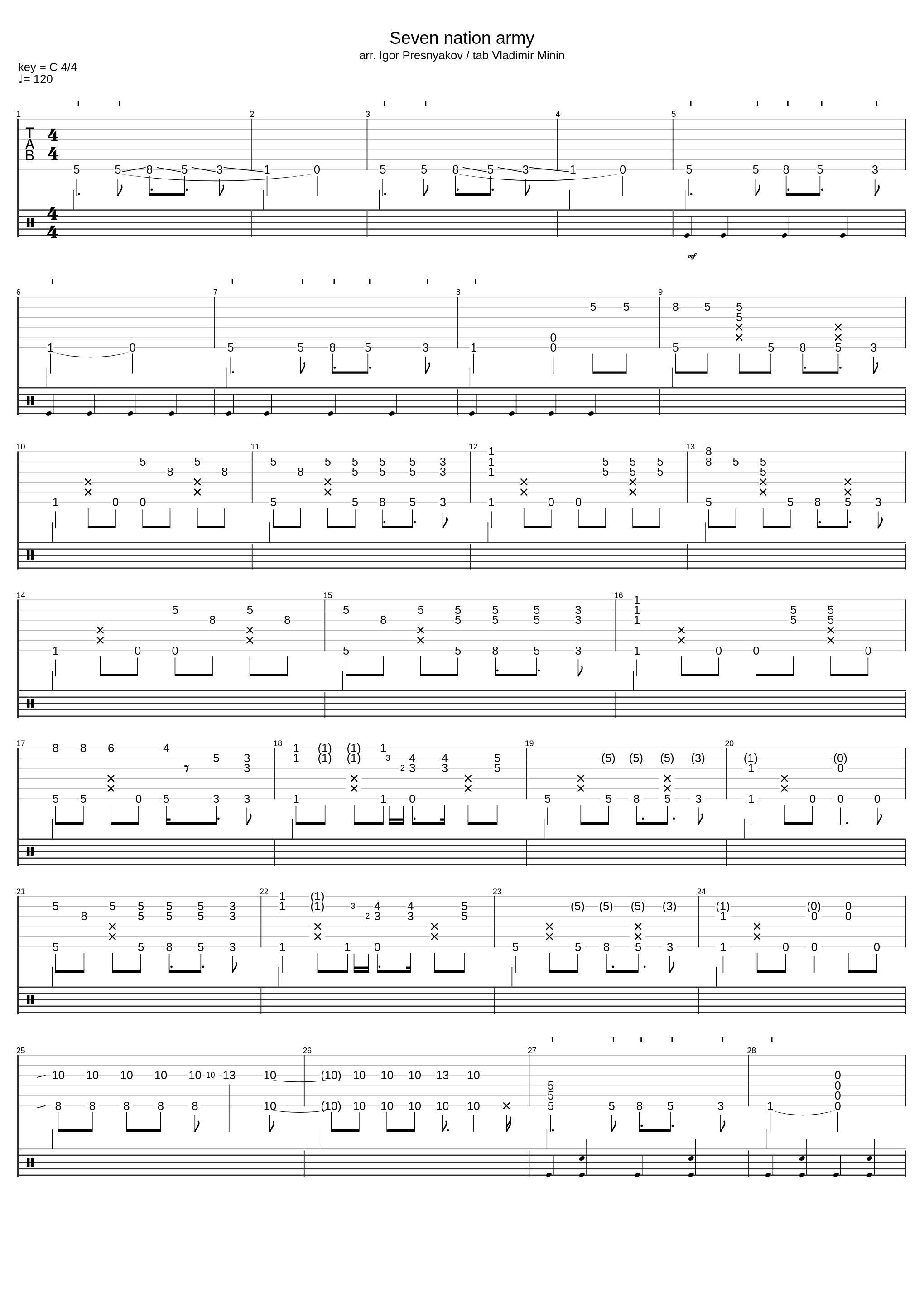 Seven Nation Army (Acoustic)_The White Stripes_1