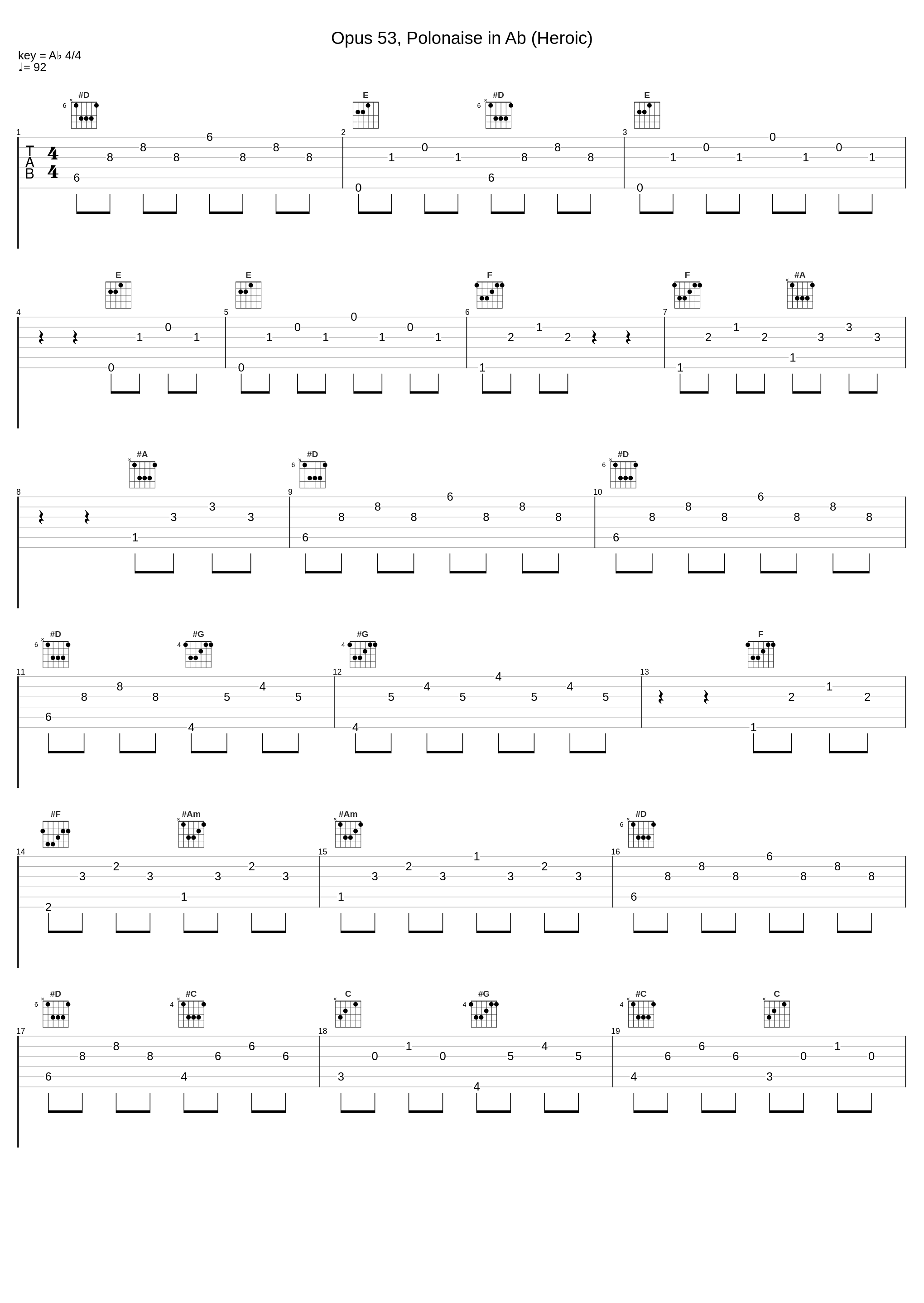 Opus 53, Polonaise in Ab (Heroic)_Meredith Brightman,Frédéric Chopin_1