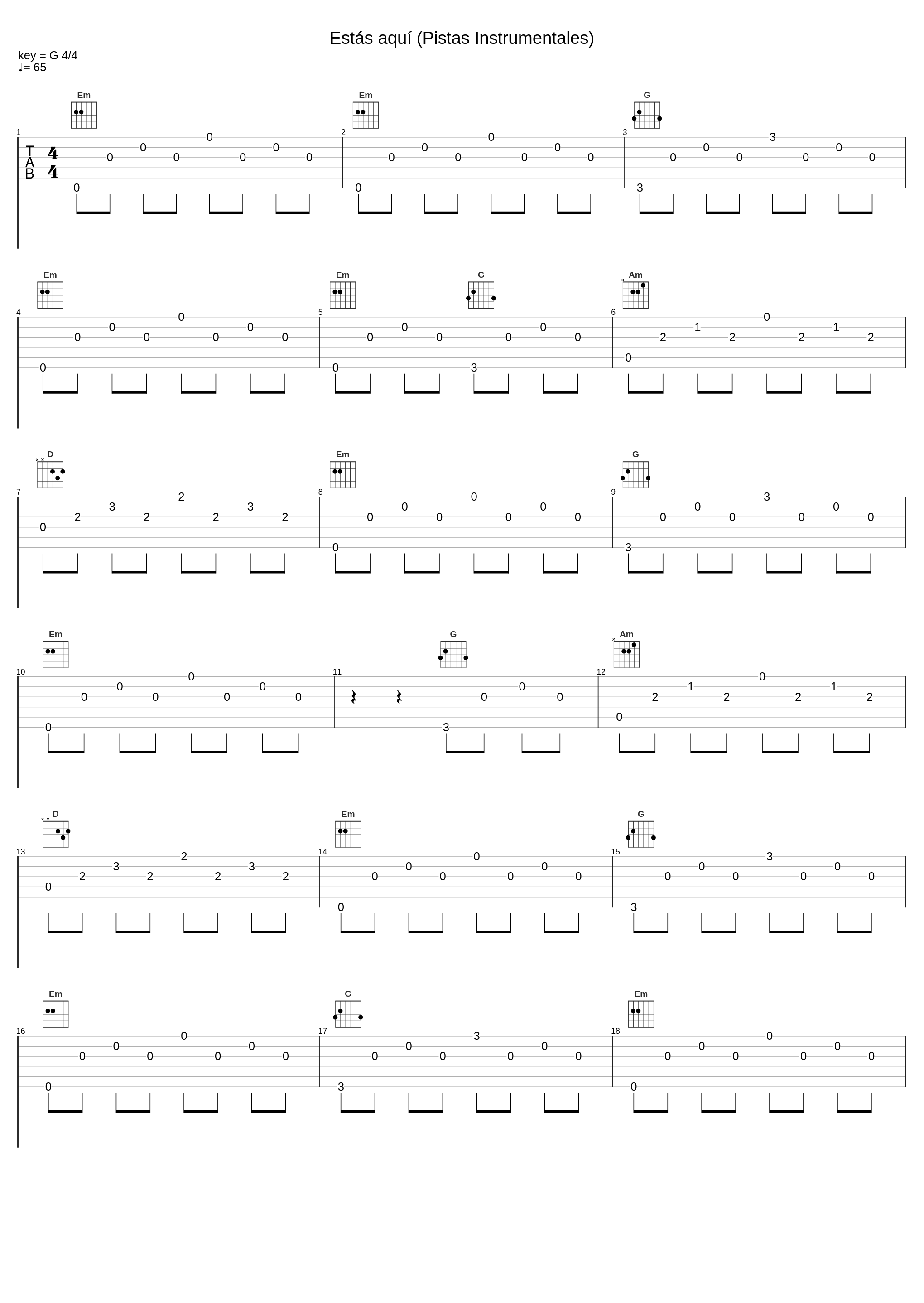 Estás aquí (Pistas Instrumentales)_Sheila Romero_1