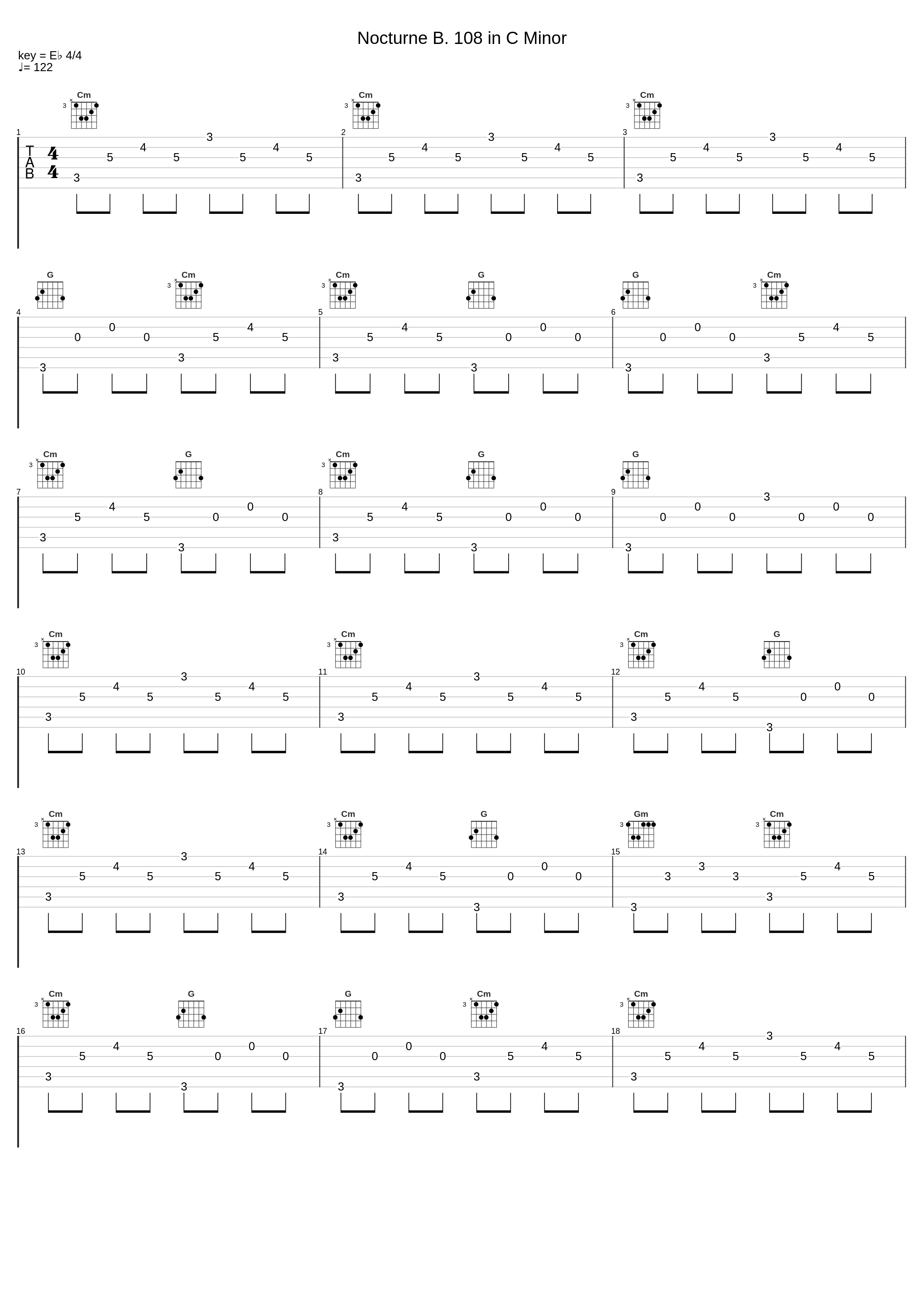 Nocturne B. 108 in C Minor_Frédéric Chopin_1