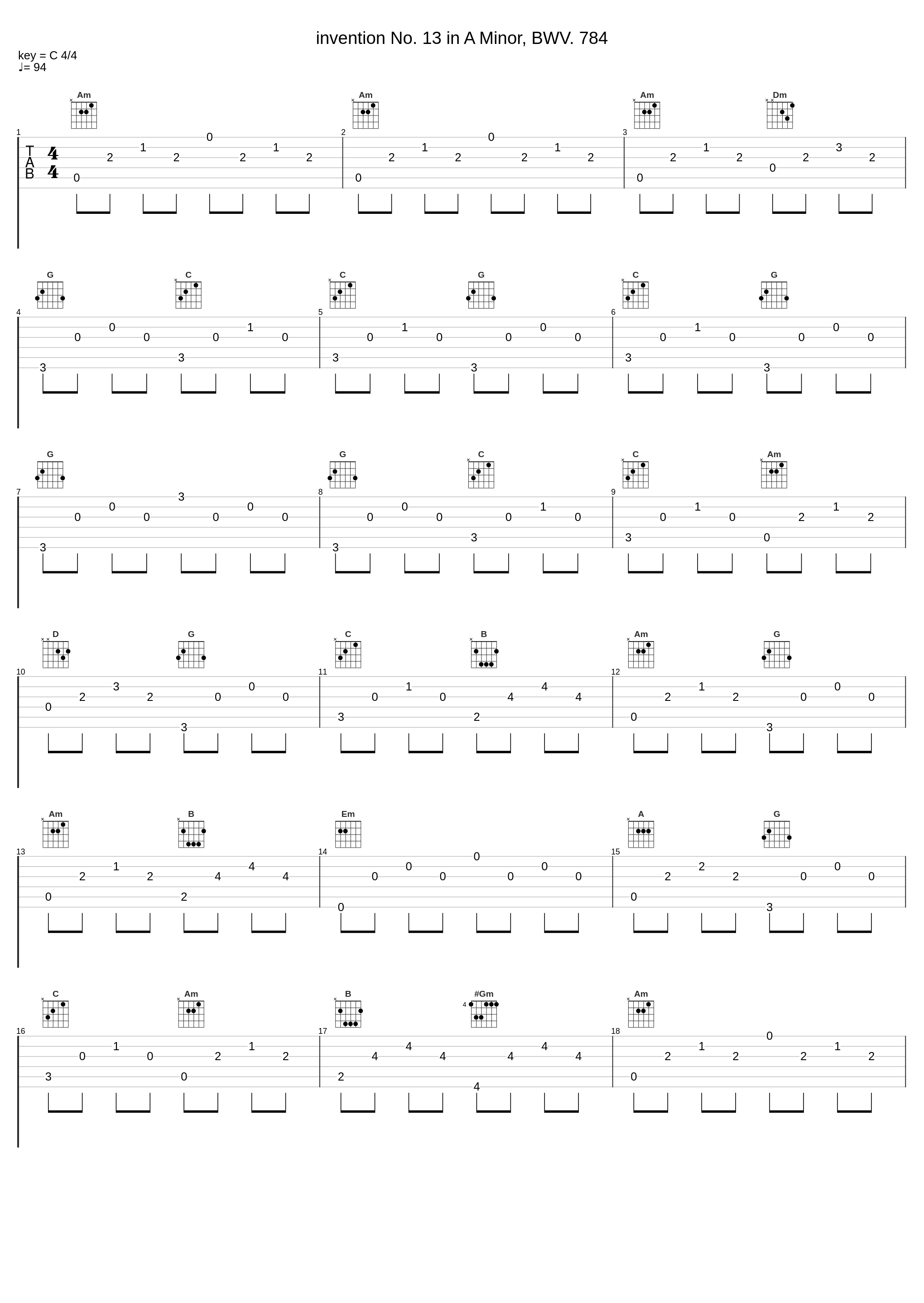 invention No. 13 in A Minor, BWV. 784_Angela Hewitt_1