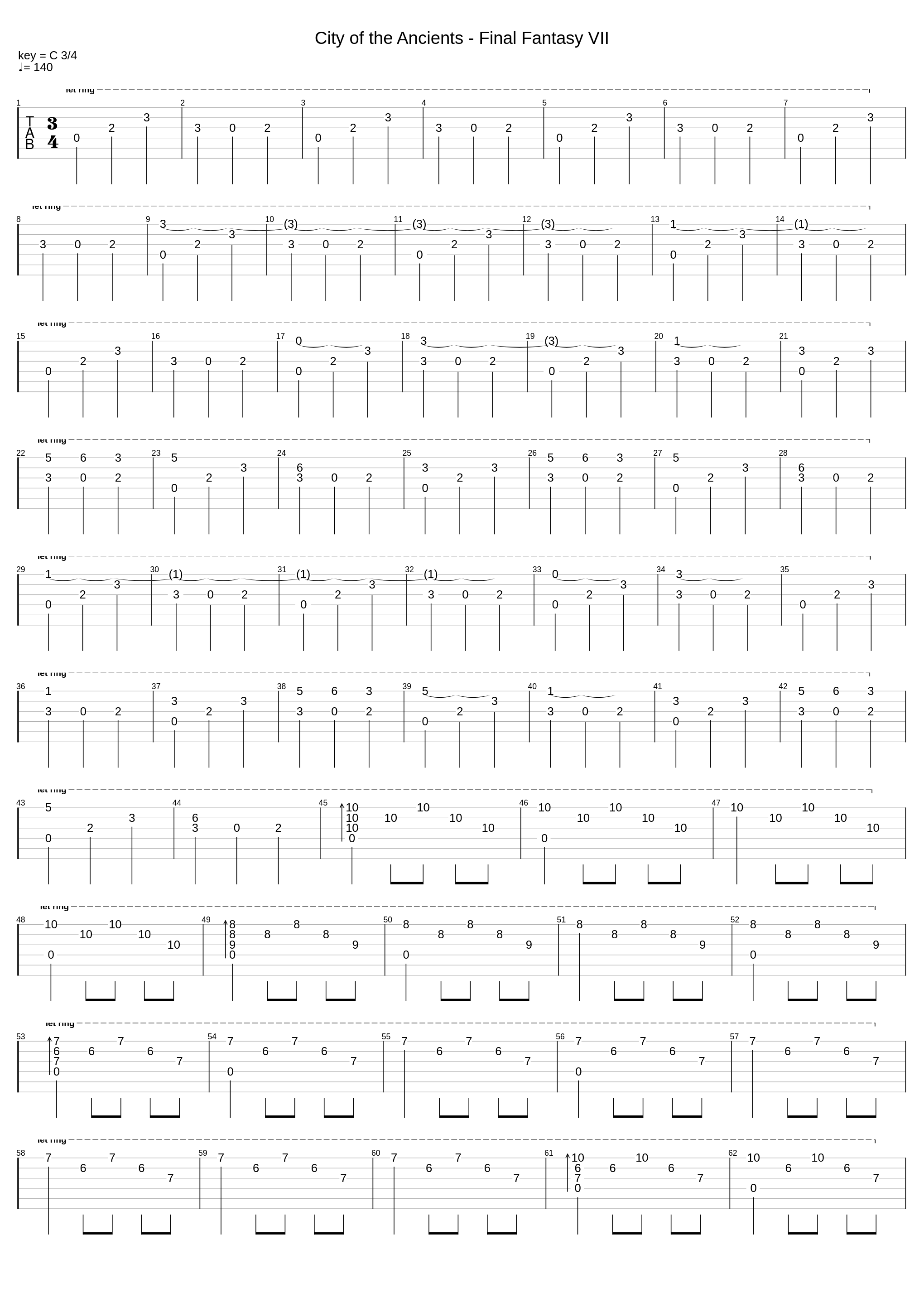 City of the Ancients (tabbed by c.jordan)_Nobuo Uematsu_1