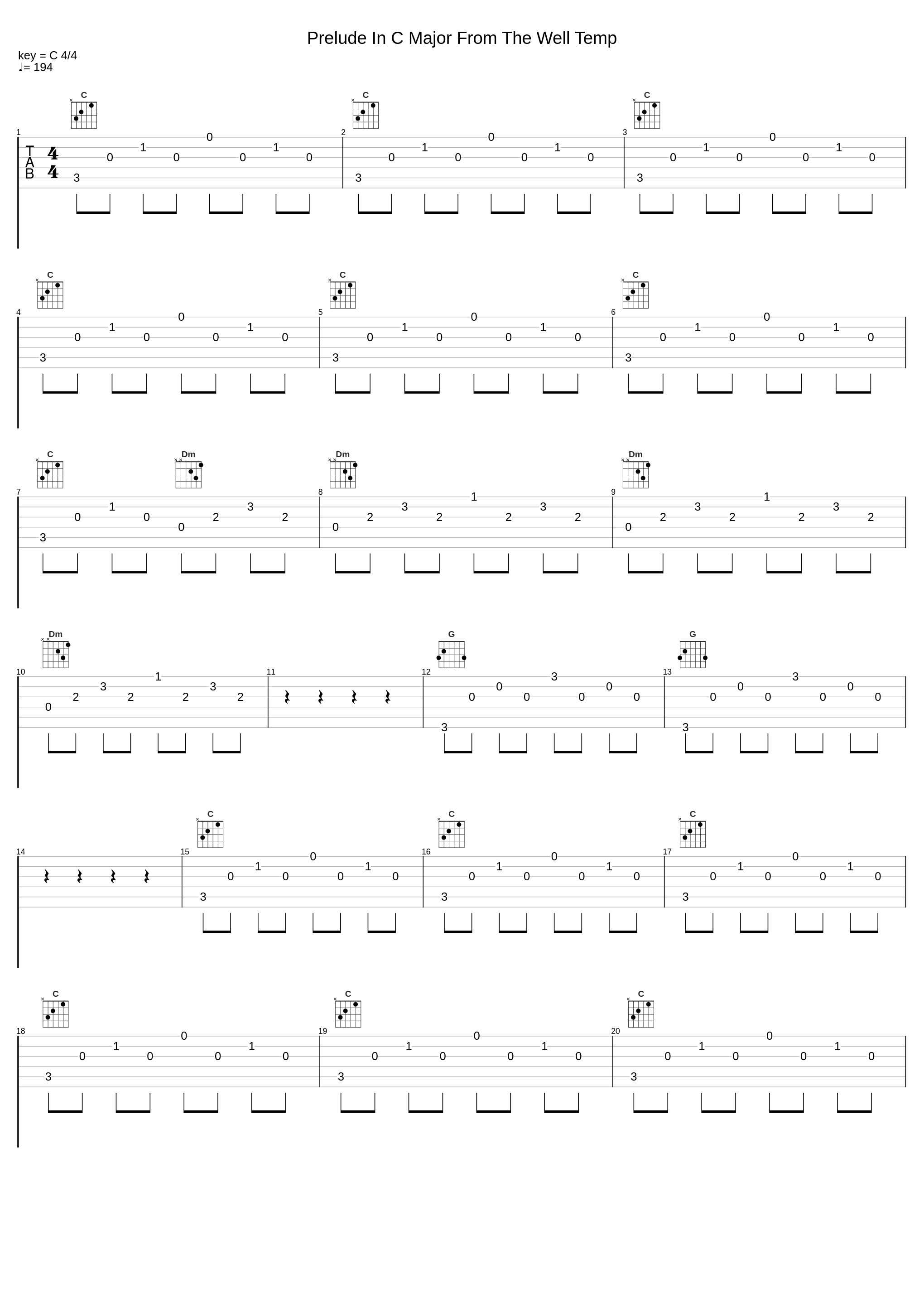 Prelude In C Major From The Well Temp_Dan Gibson's Solitudes_1