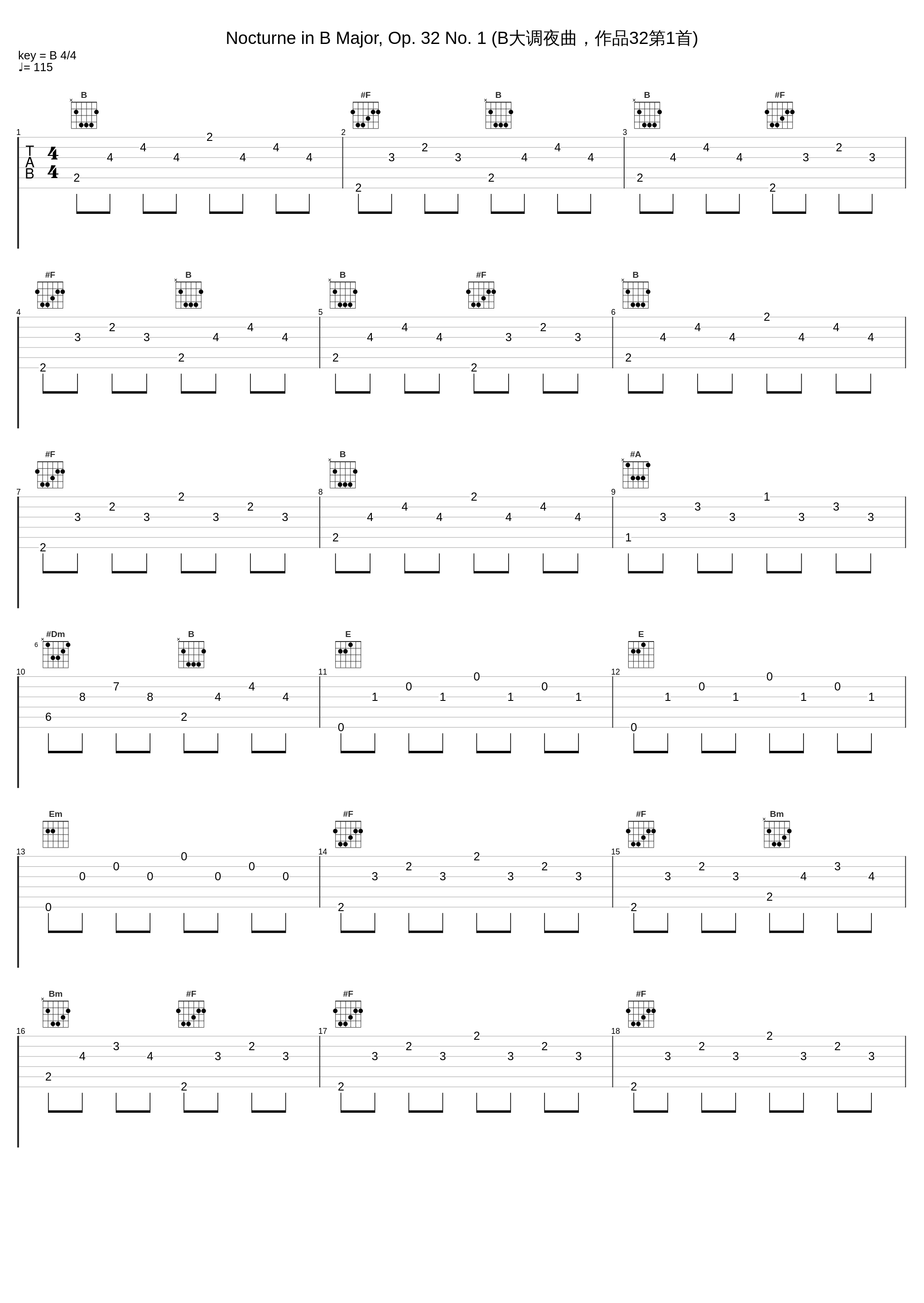 Nocturne in B Major, Op. 32 No. 1 (B大调夜曲，作品32第1首)_Ivan Moravec_1