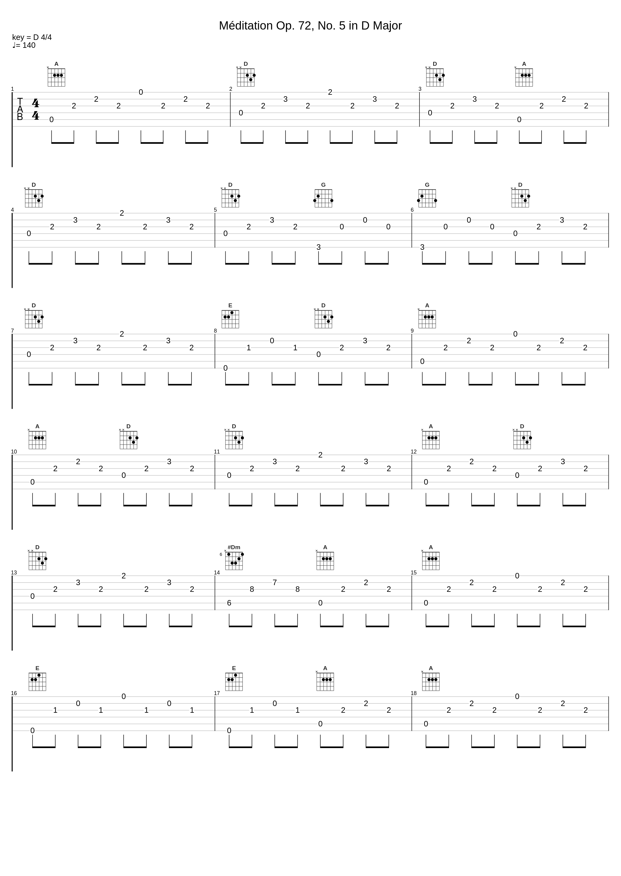 Méditation Op. 72, No. 5 in D Major_Vladimir Feltsman_1