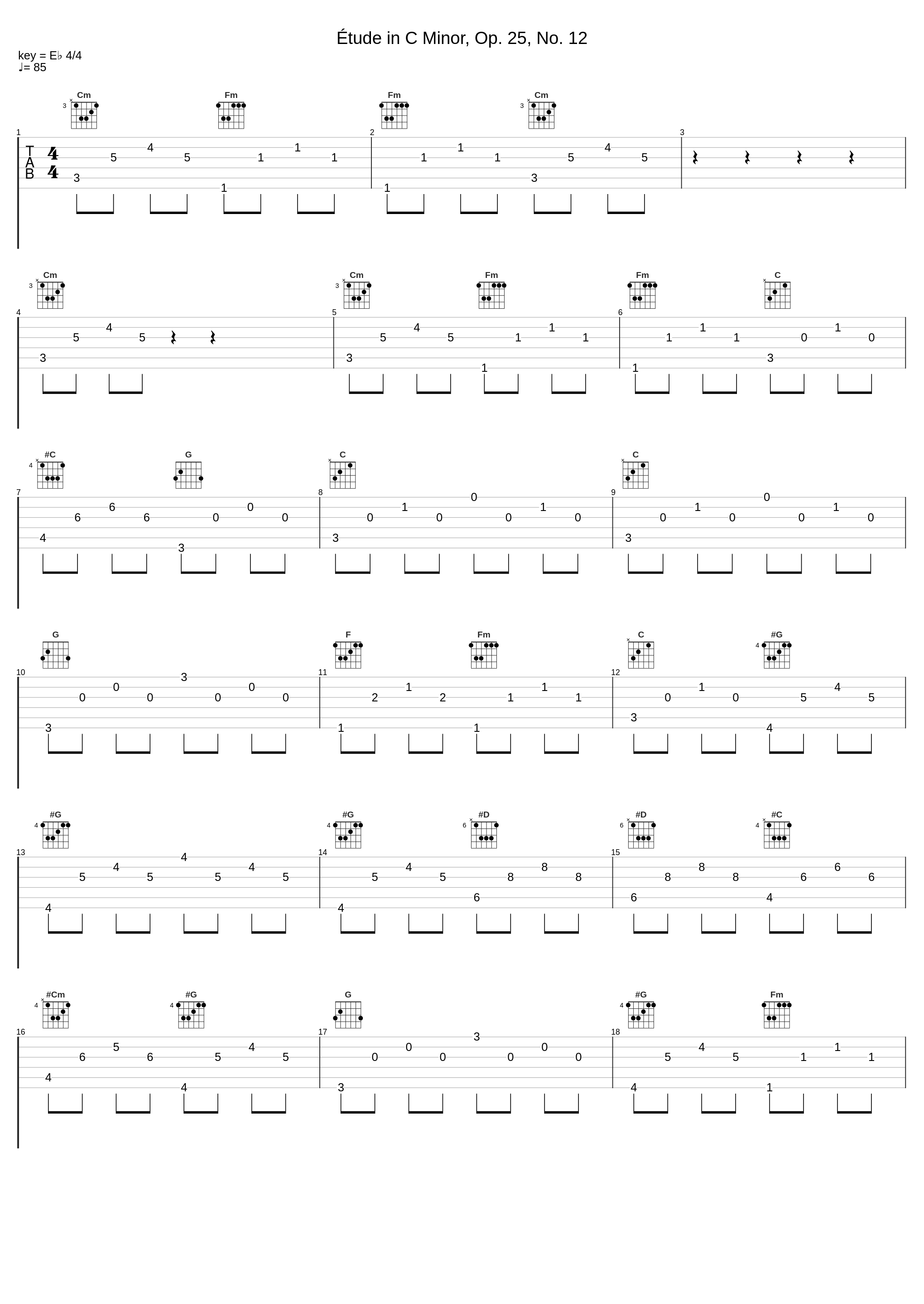 Étude in C Minor, Op. 25, No. 12_Andre Watts,Frédéric Chopin_1