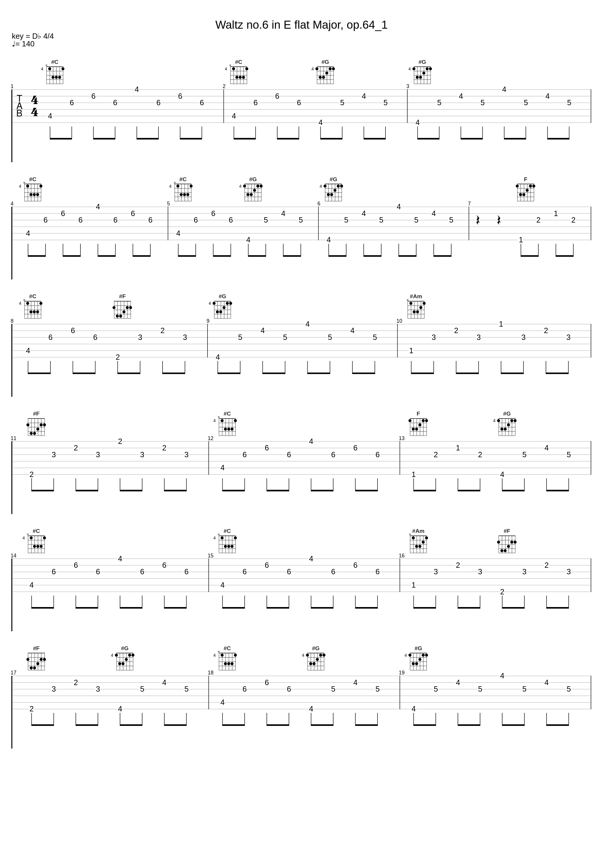 Waltz no.6 in E flat Major, op.64_1_Eugene Mursky_1