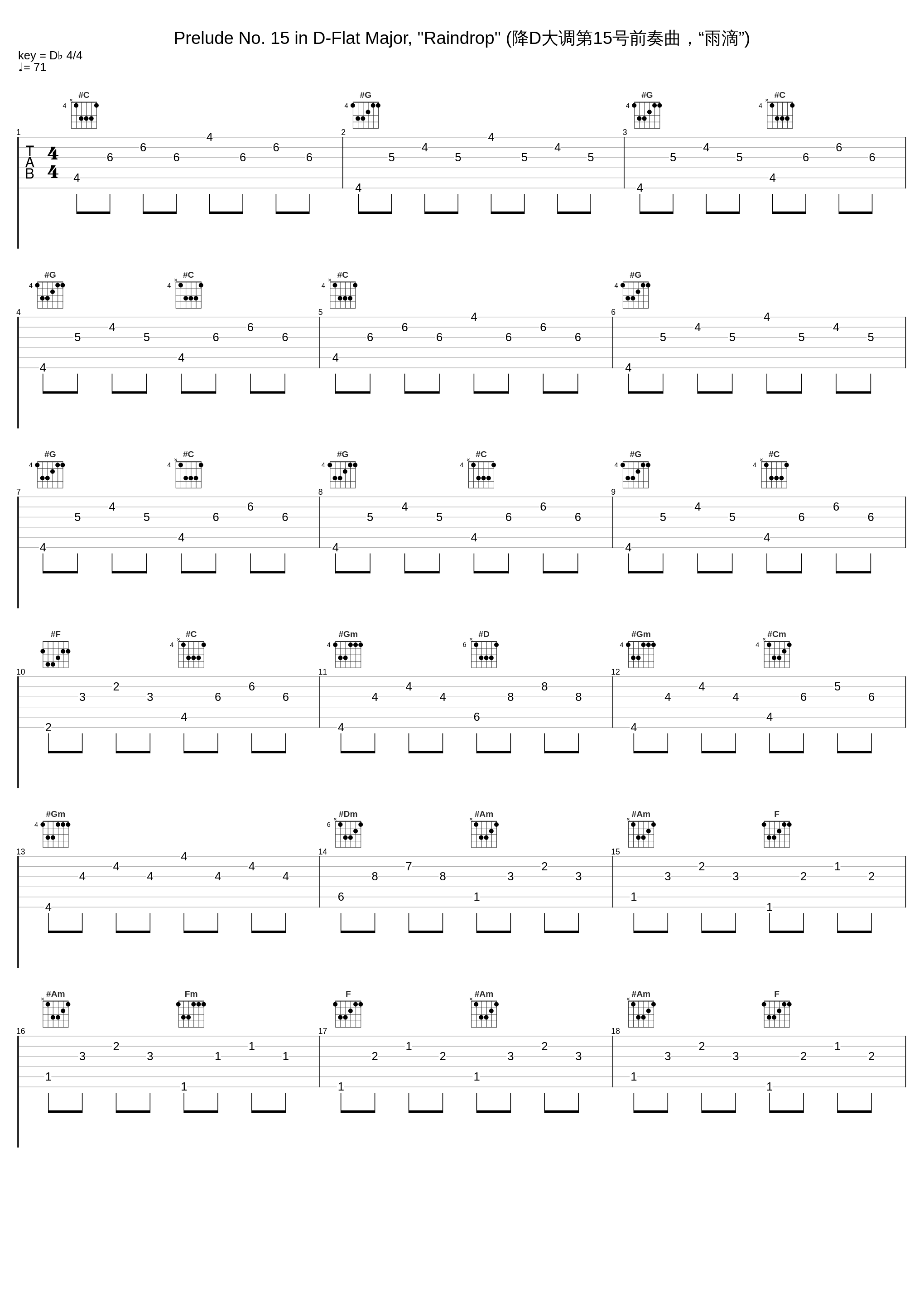 Prelude No. 15 in D-Flat Major, ''Raindrop'' (降D大调第15号前奏曲，“雨滴”)_Dmitri Alexeev_1