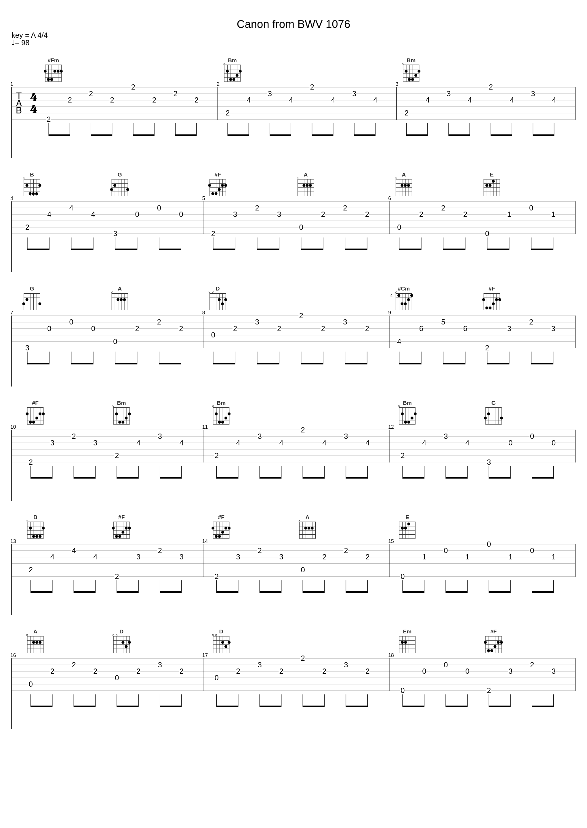 Canon from BWV 1076_Andrei Krylov,Johann Sebastian Bach_1