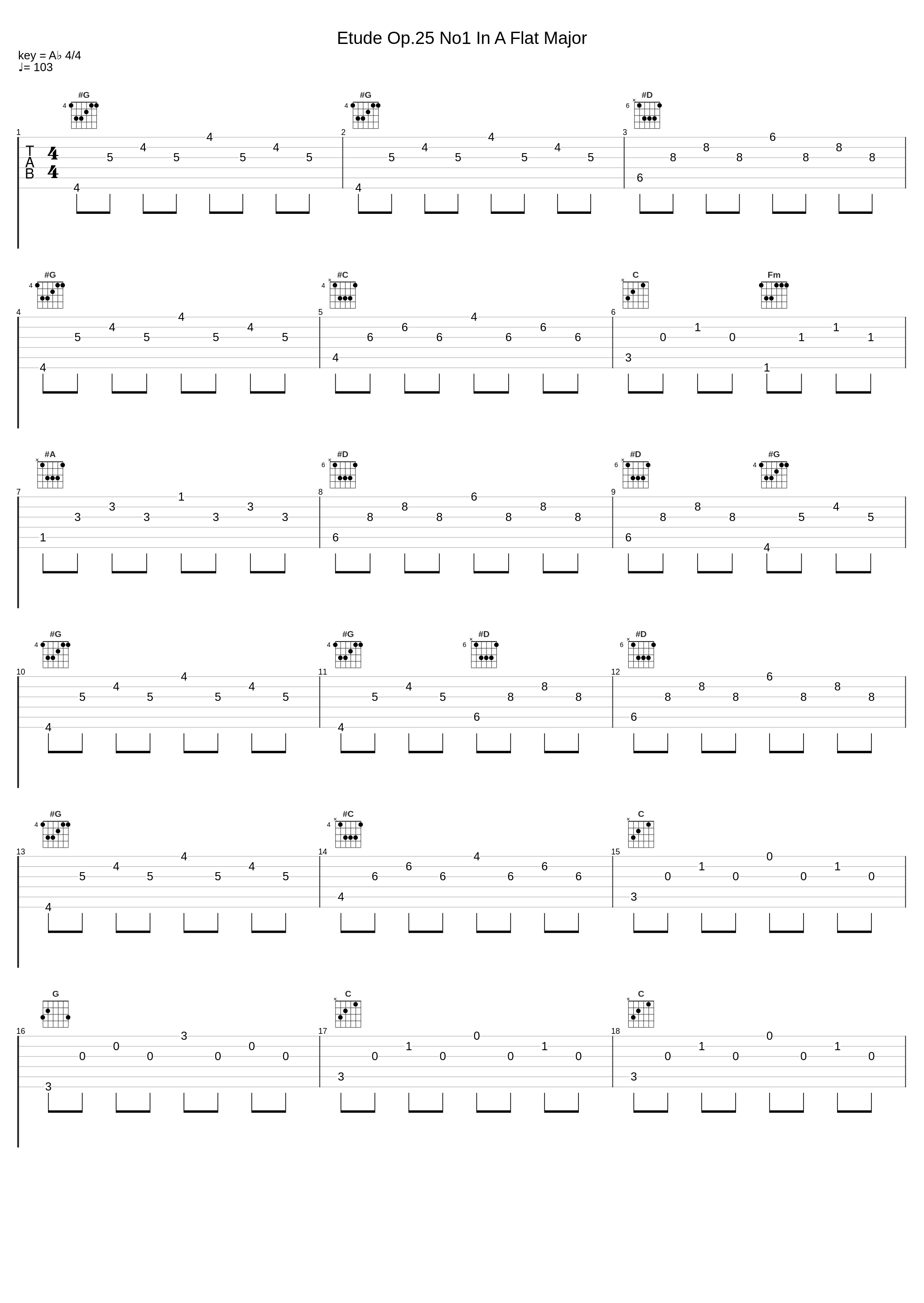 Etude Op.25 No1 In A Flat Major_Marc Rovélas_1