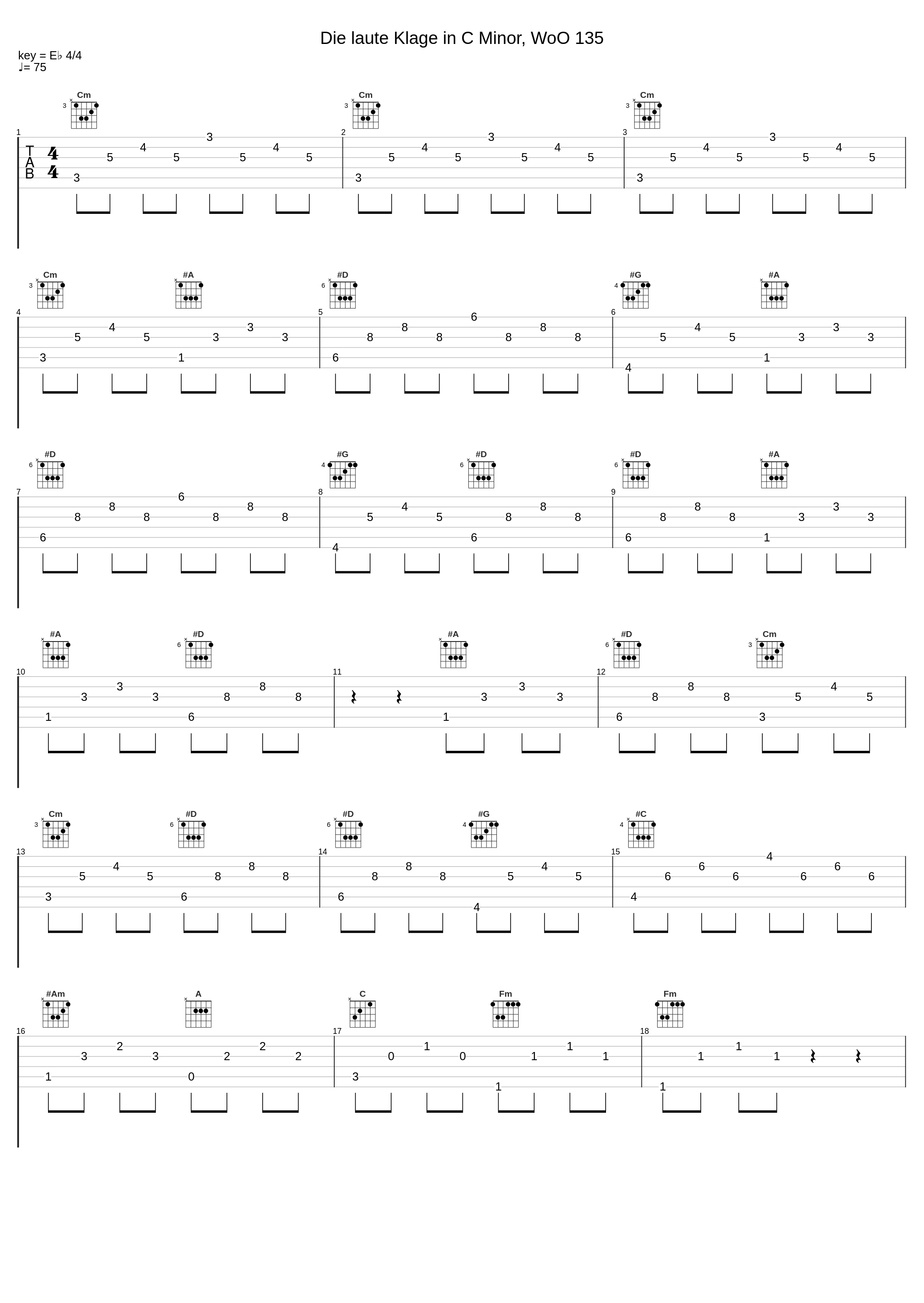 Die laute Klage in C Minor, WoO 135_Peter Schreier,Walter Olbertz_1