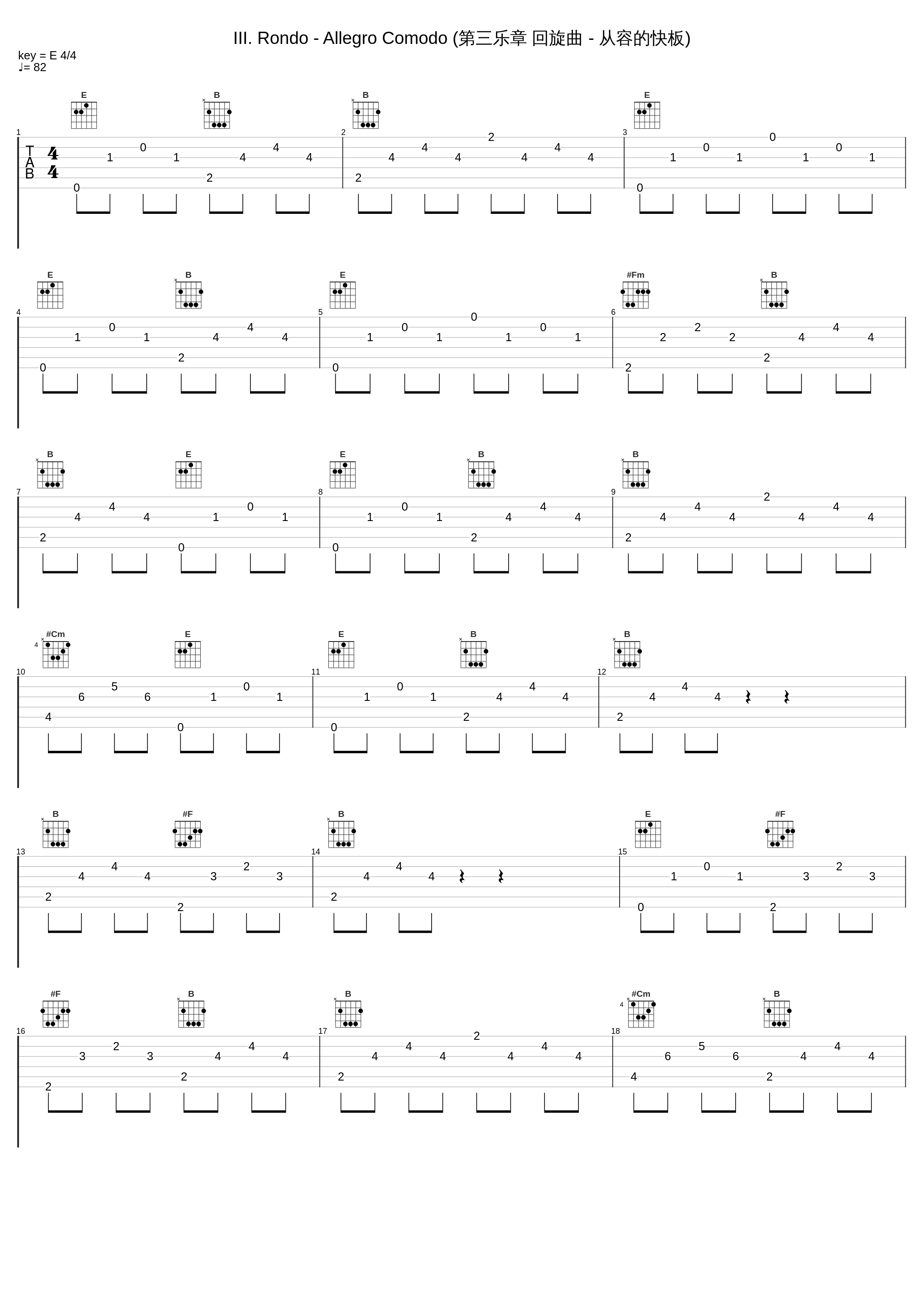 III. Rondo - Allegro Comodo (第三乐章 回旋曲 - 从容的快板)_Dubravka Tomšič_1