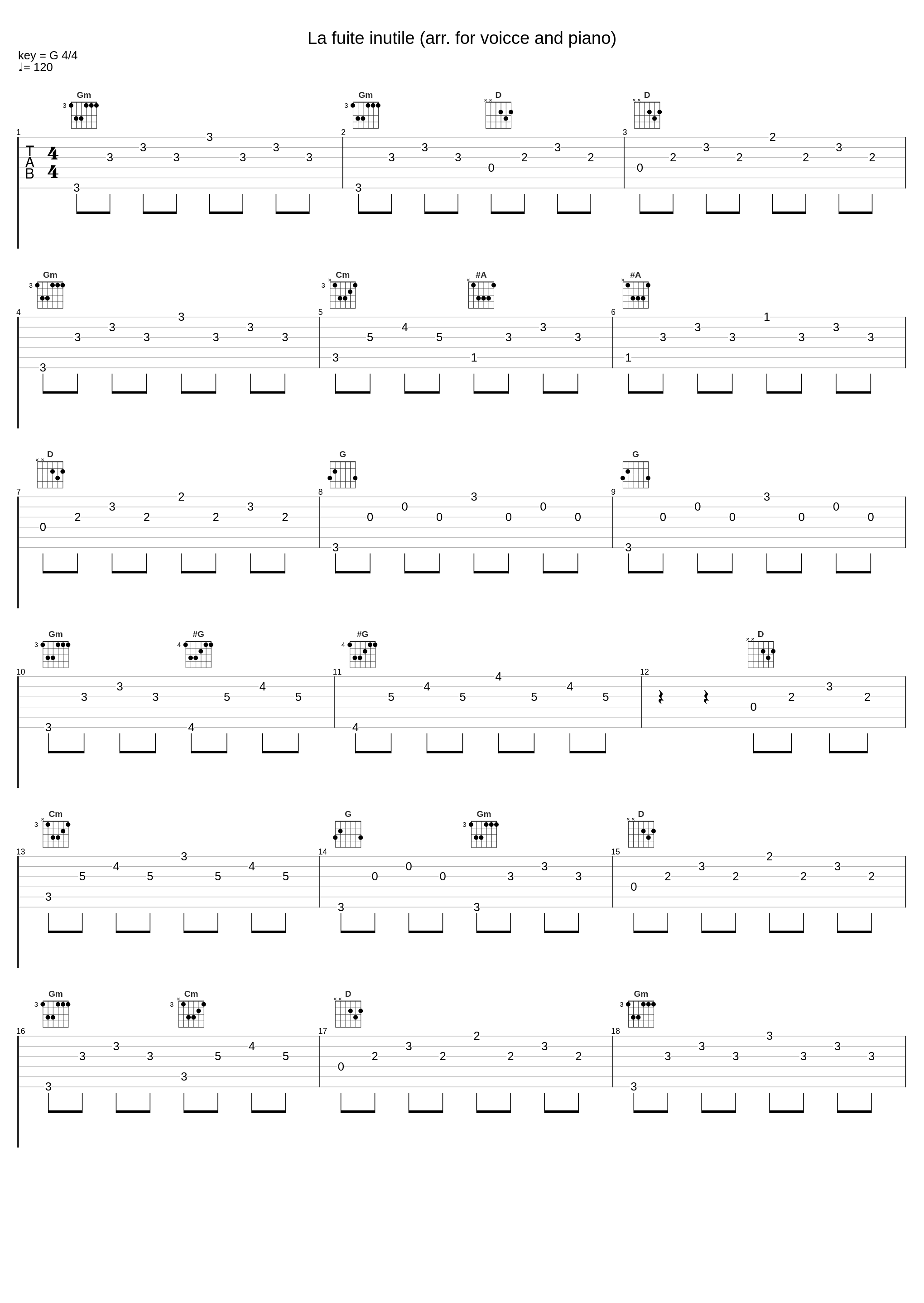 La fuite inutile (arr. for voicce and piano)_Duo Arcadie_1