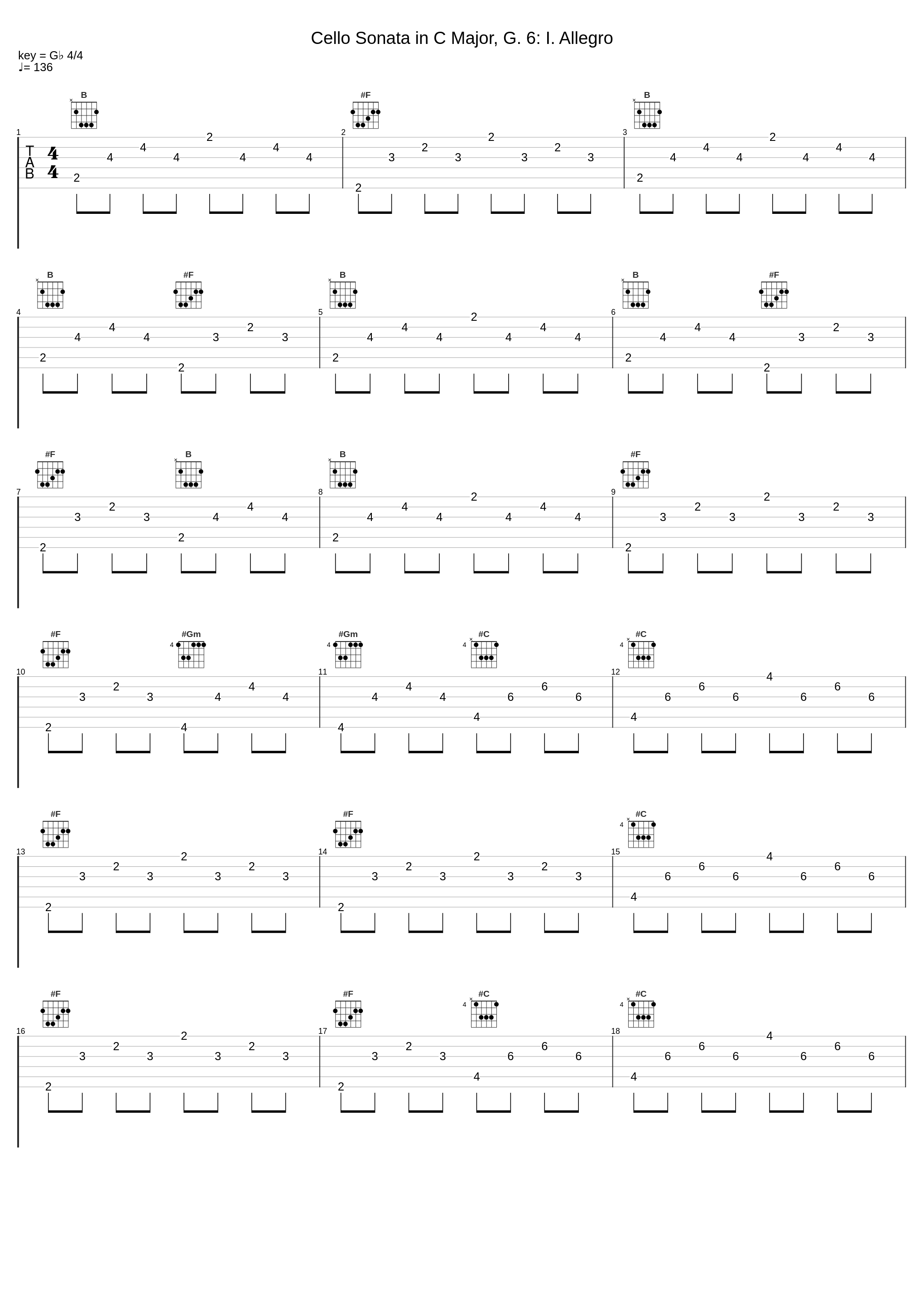 Cello Sonata in C Major, G. 6: I. Allegro_Bruno Cocset,Les Basses Réunies,Luigi Boccherini_1