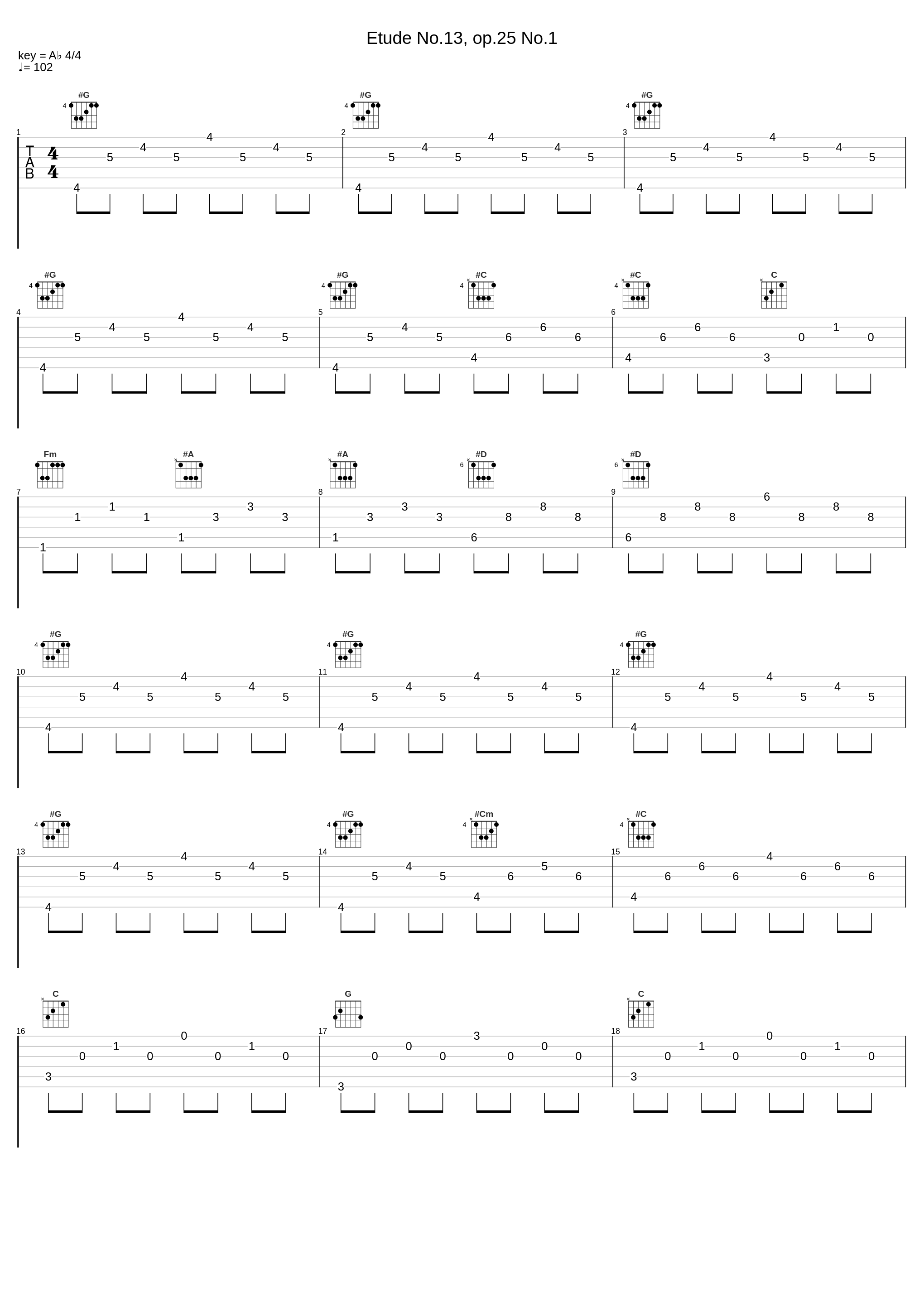 Etude No.13, op.25 No.1_Eugene Mursky_1