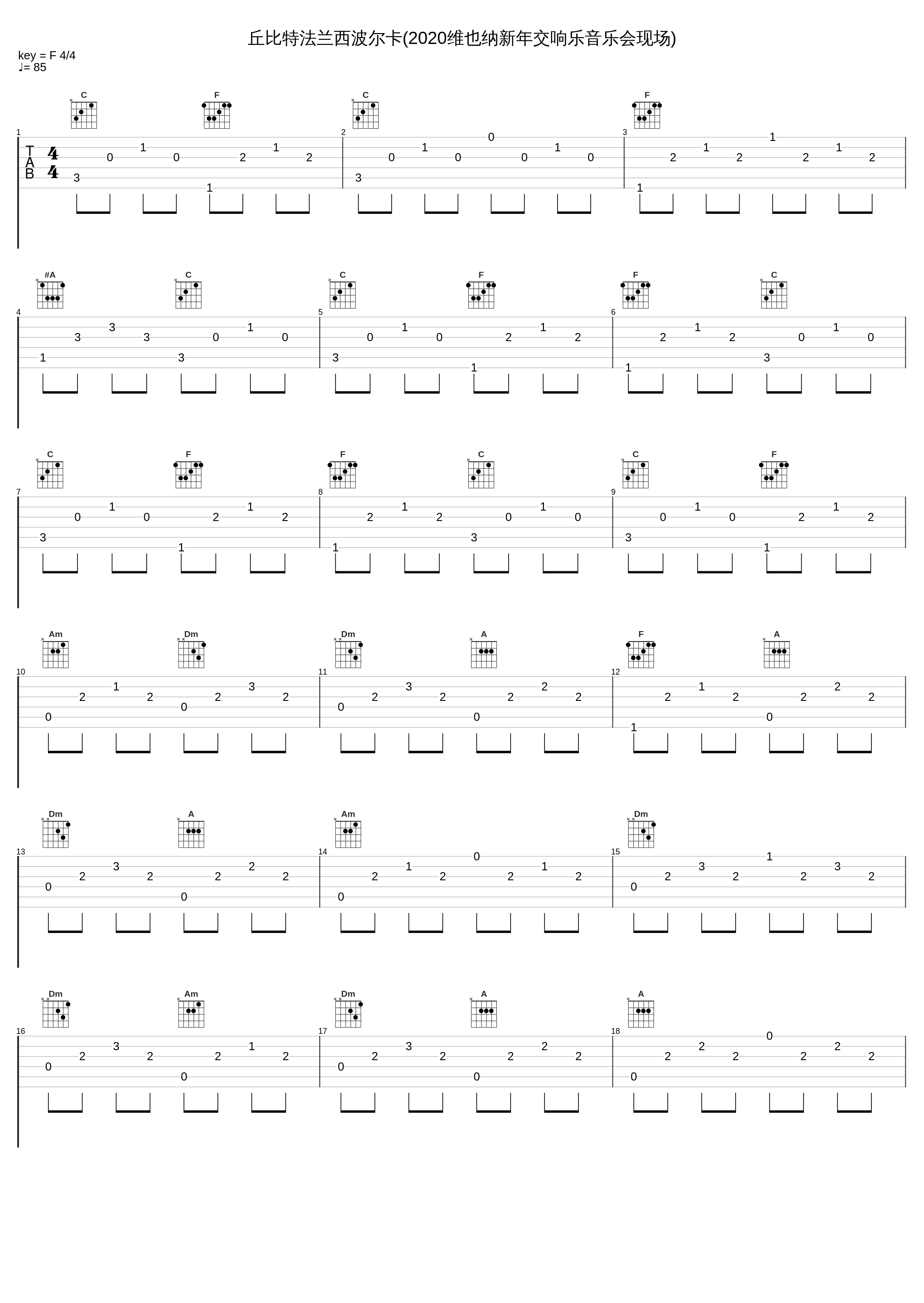 丘比特法兰西波尔卡(2020维也纳新年交响乐音乐会现场)_Wiener Philharmoniker_1