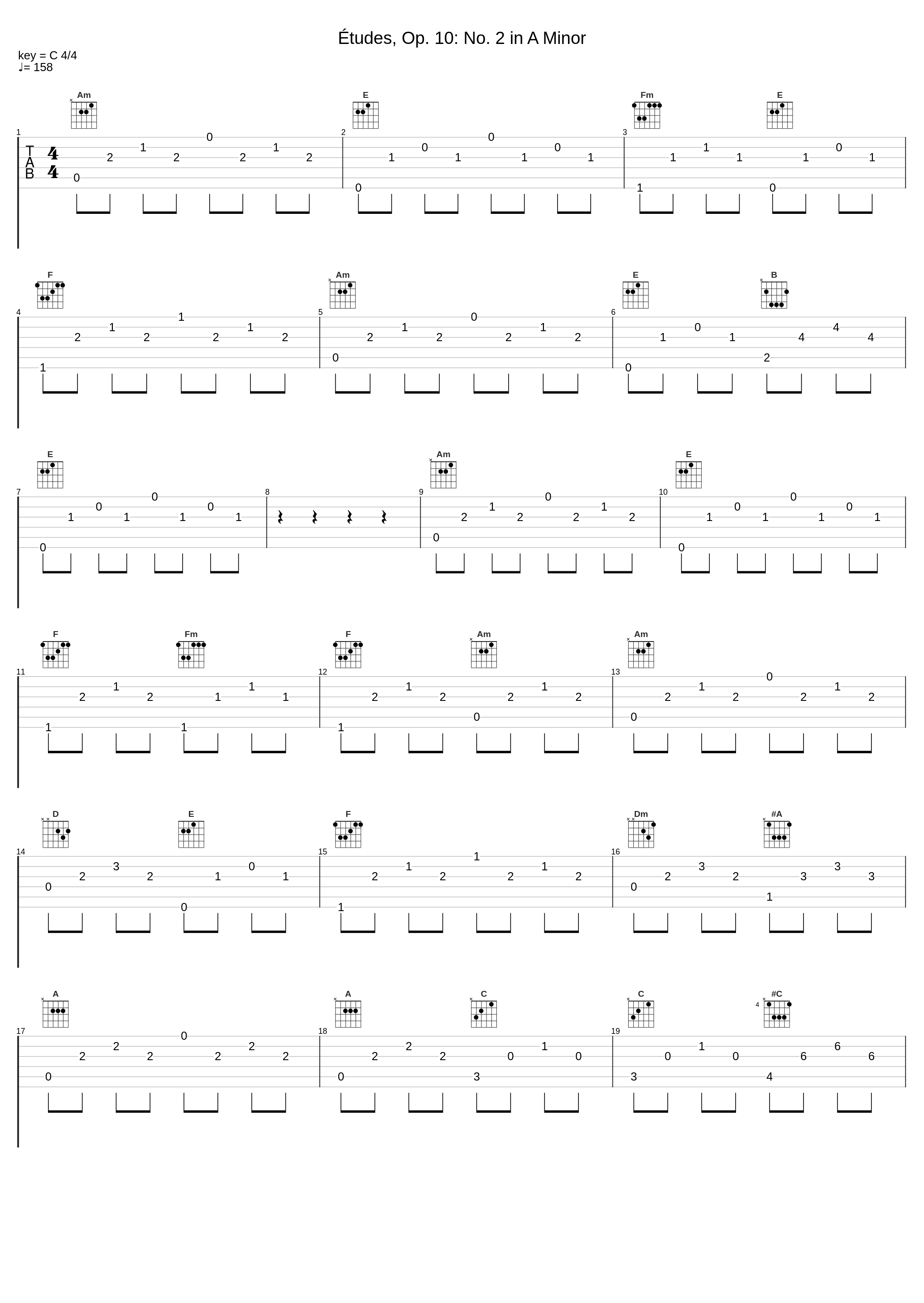 Études, Op. 10: No. 2 in A Minor_Sonya Bach,Frédéric Chopin_1