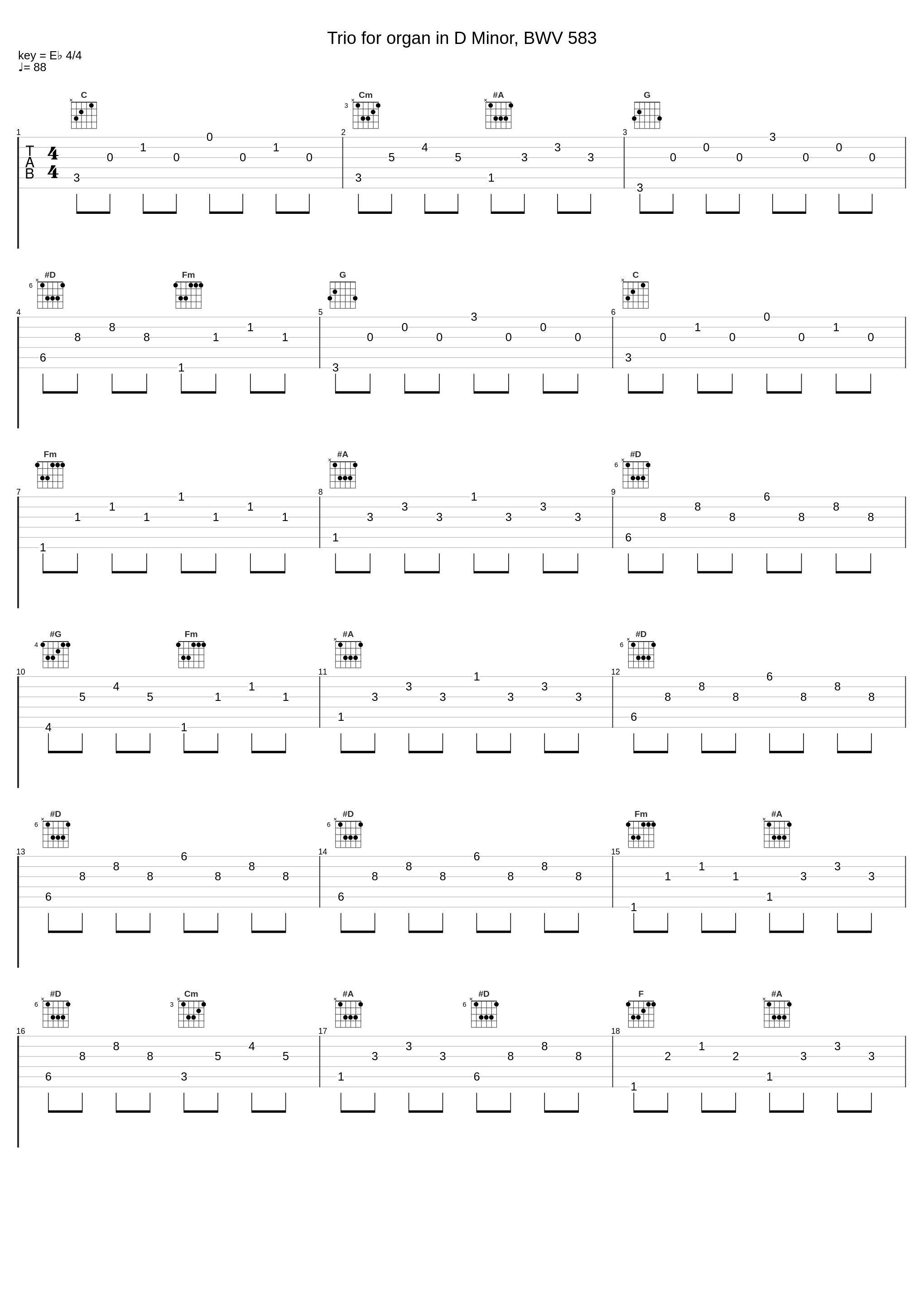 Trio for organ in D Minor, BWV 583_Benjamin Alard_1