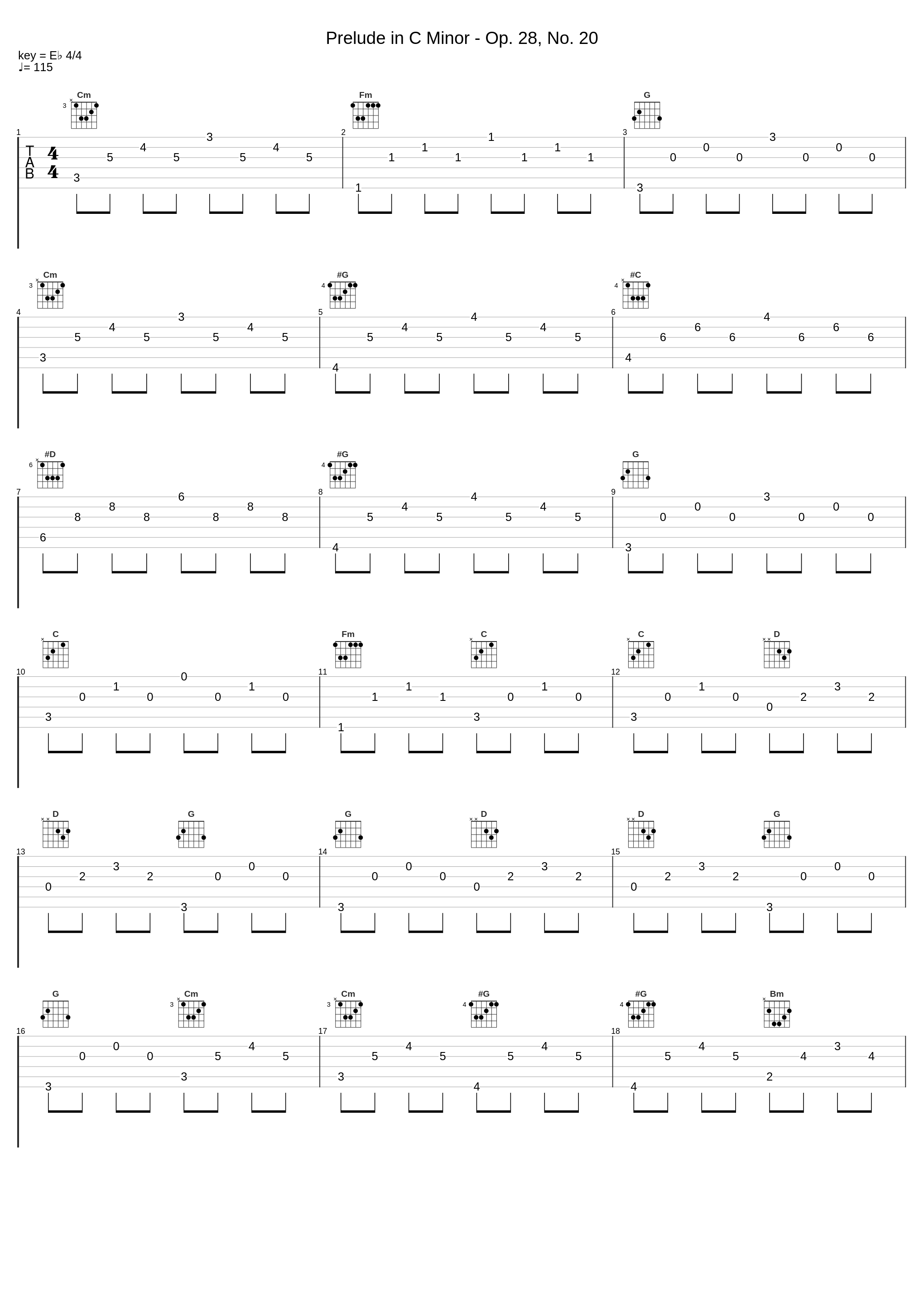 Prelude in C Minor - Op. 28, No. 20_Frédéric Chopin_1