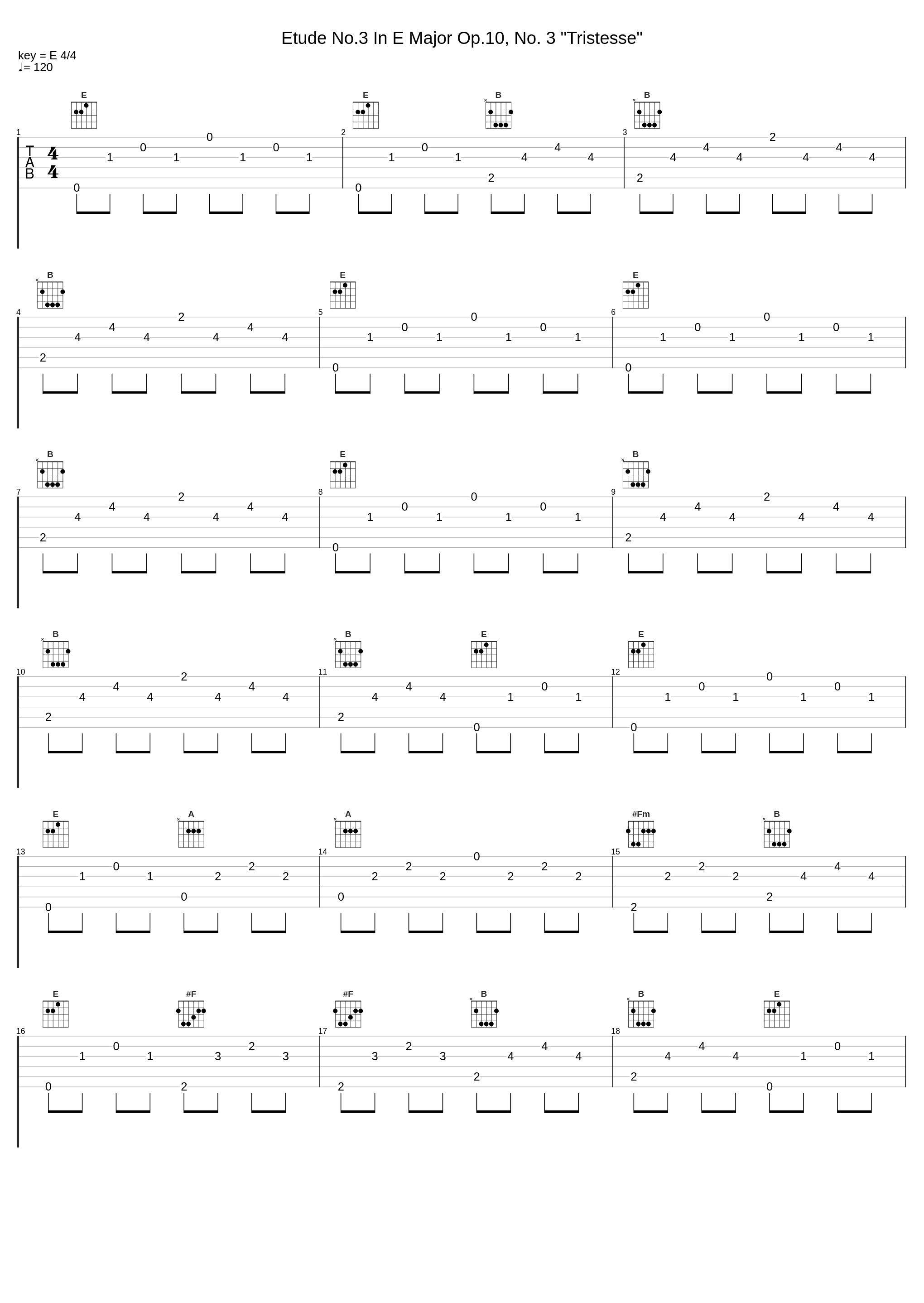 Etude No.3 In E Major Op.10, No. 3 "Tristesse"_Nadan Music,Frédéric Chopin_1